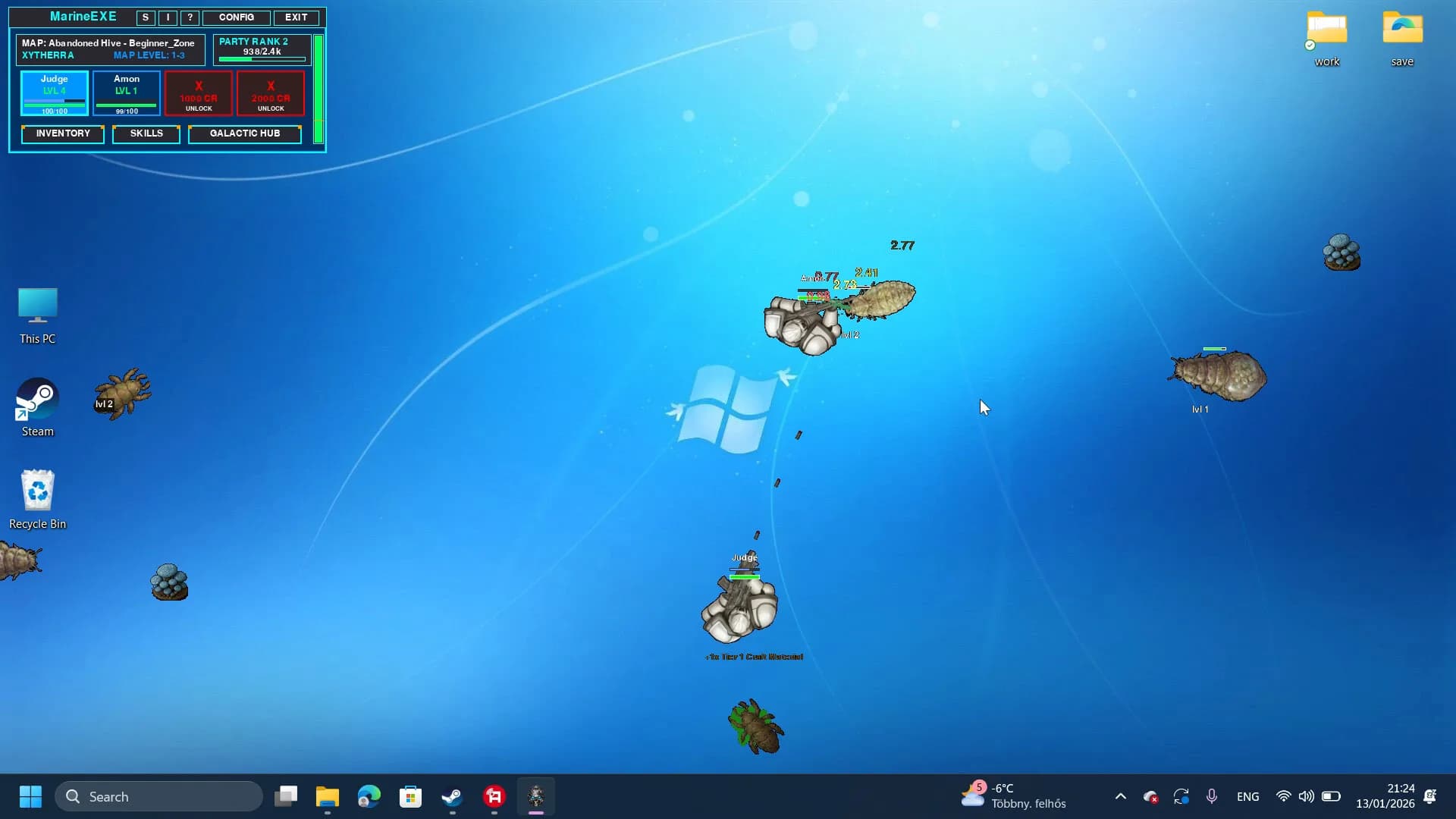 MARINE.EXE - Desktop RPG görsel 5