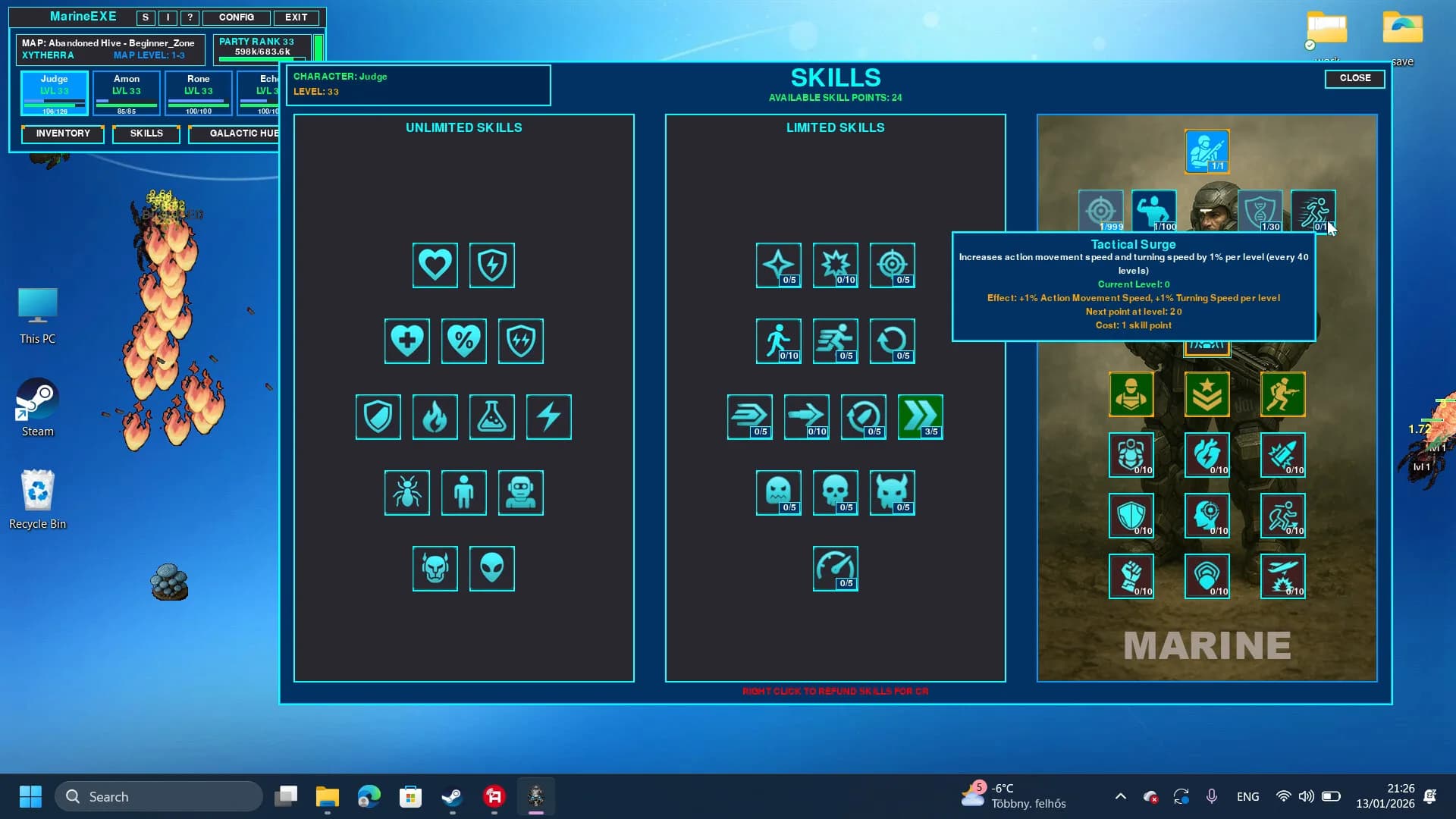 MARINE.EXE - Desktop RPG görsel 8