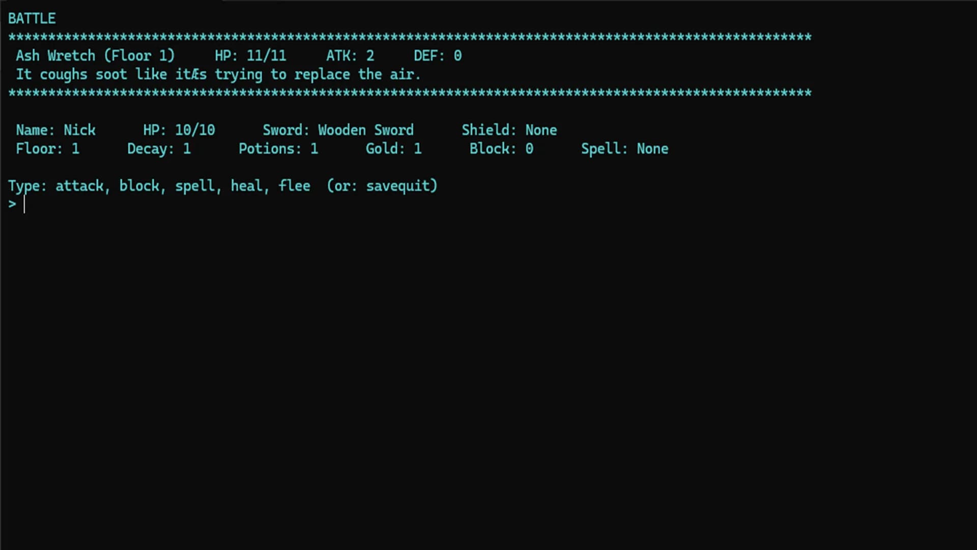 Nick's Text Adventure görsel 3