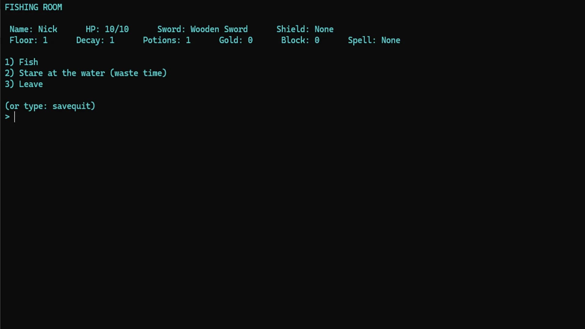 Nick's Text Adventure görsel 5