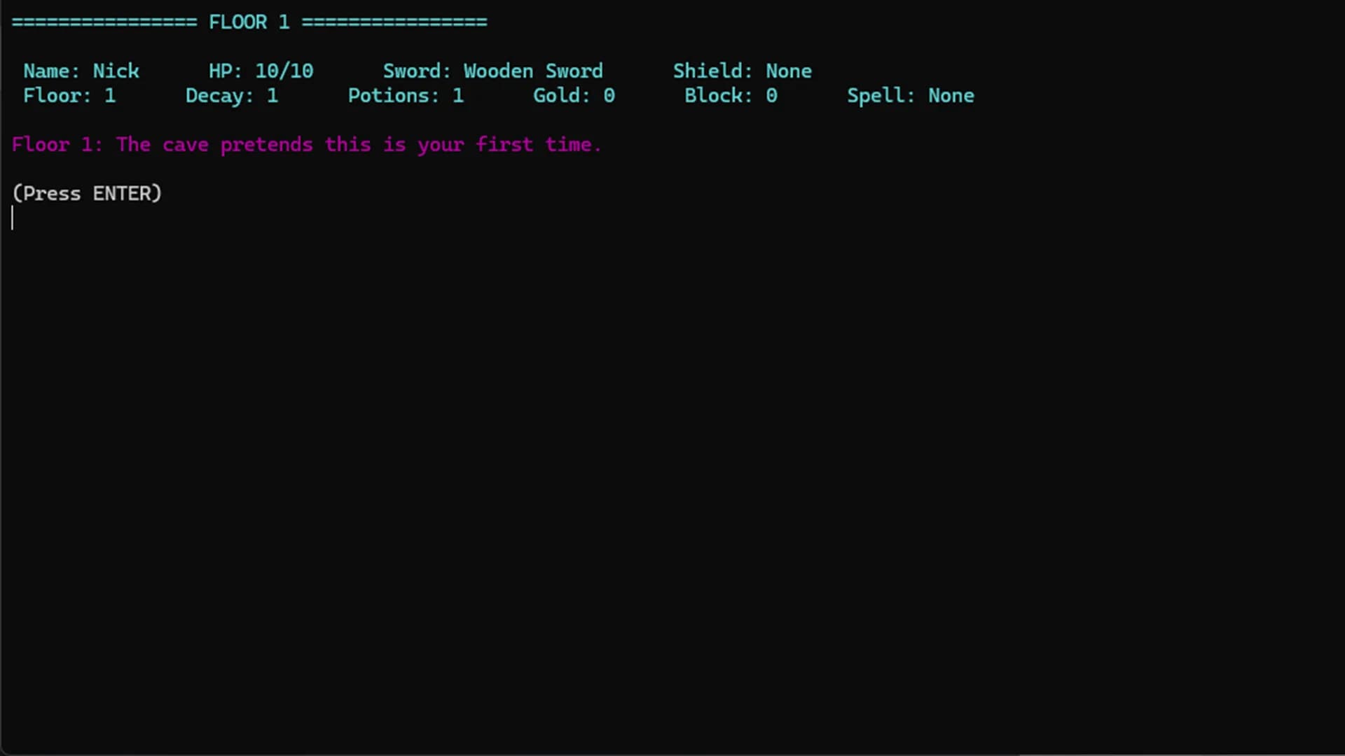 Nick's Text Adventure görsel 8