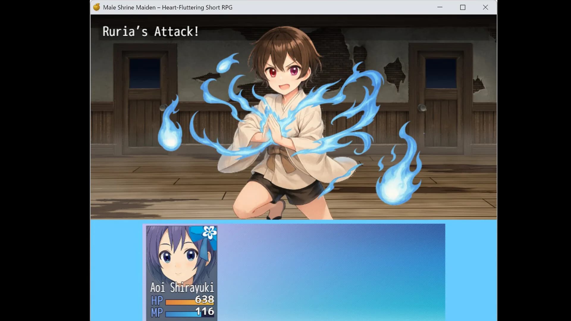 Male Shrine Maiden Heart-Fluttering Short RPG görsel 5