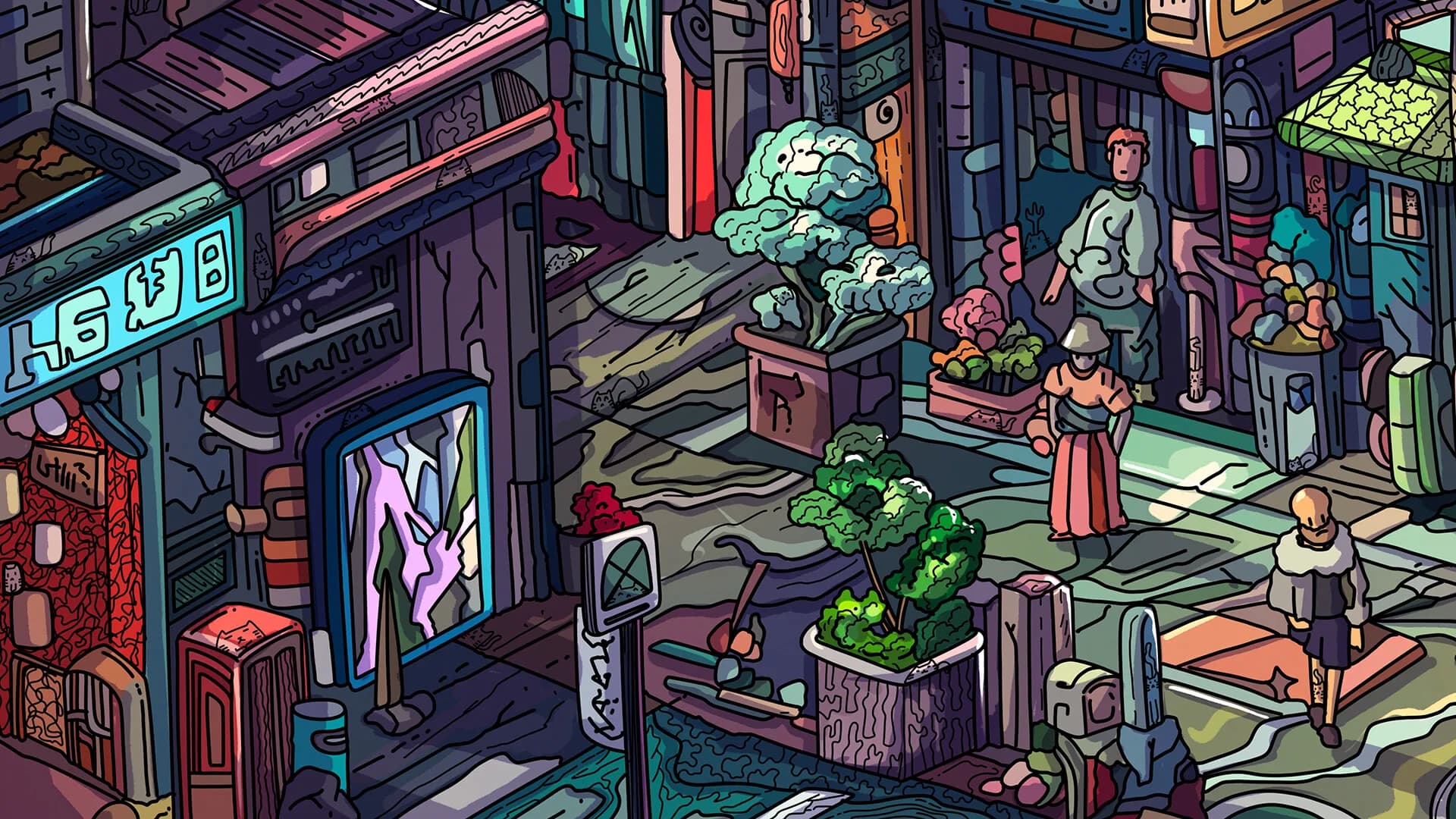 100 Cyberpunk Cats görsel 5