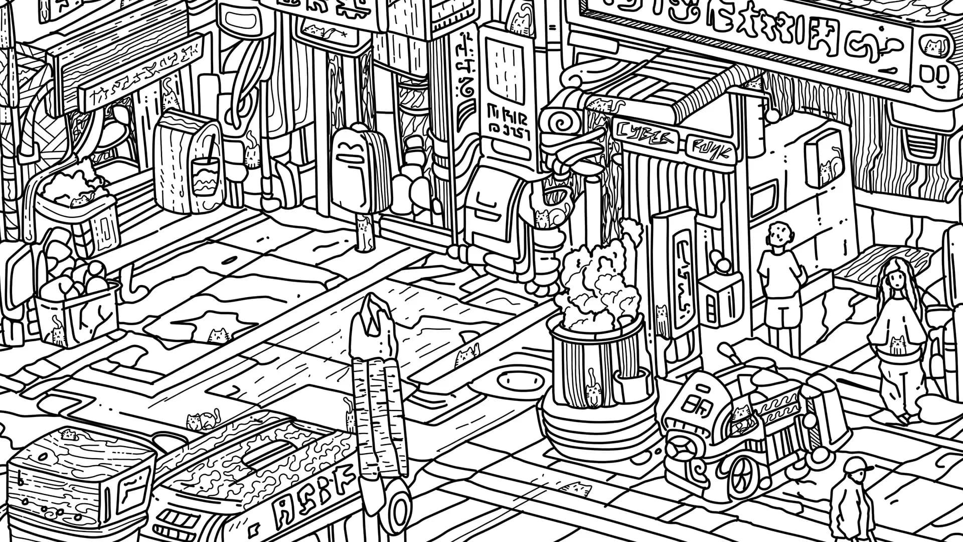 100 Cyberpunk Cats görsel 10