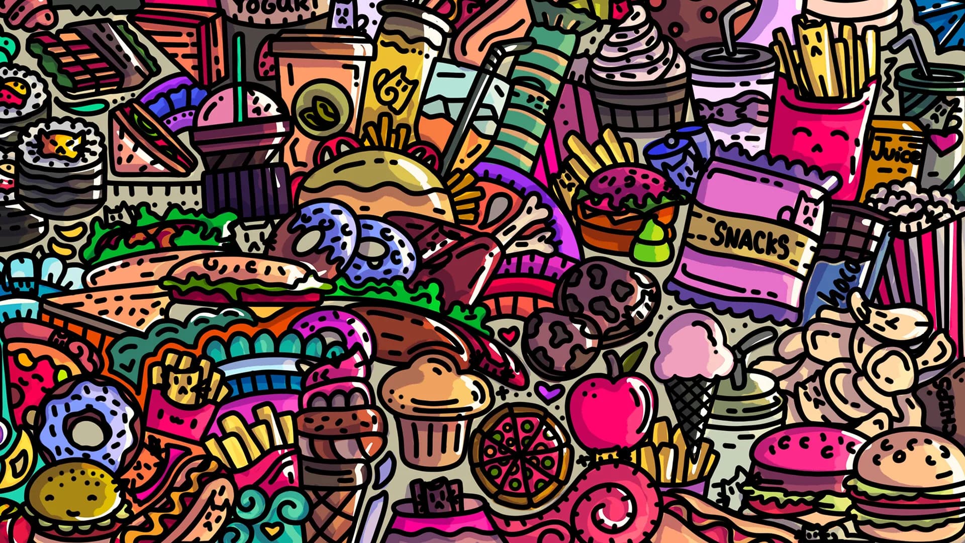100 Snack Cats görsel 5
