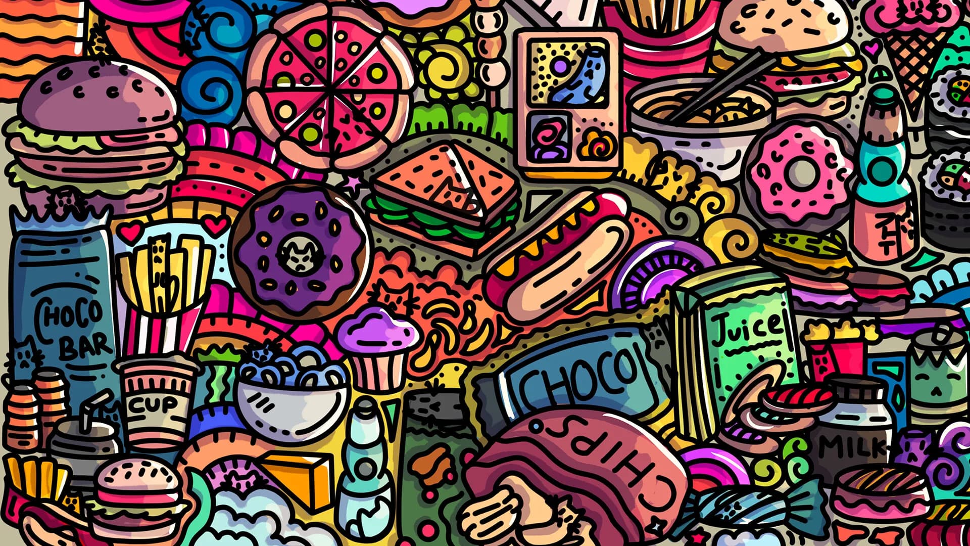 100 Snack Cats görsel 6