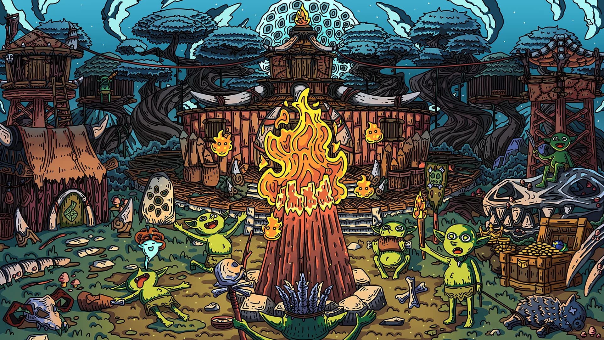 100 Goblin Cats görsel 2