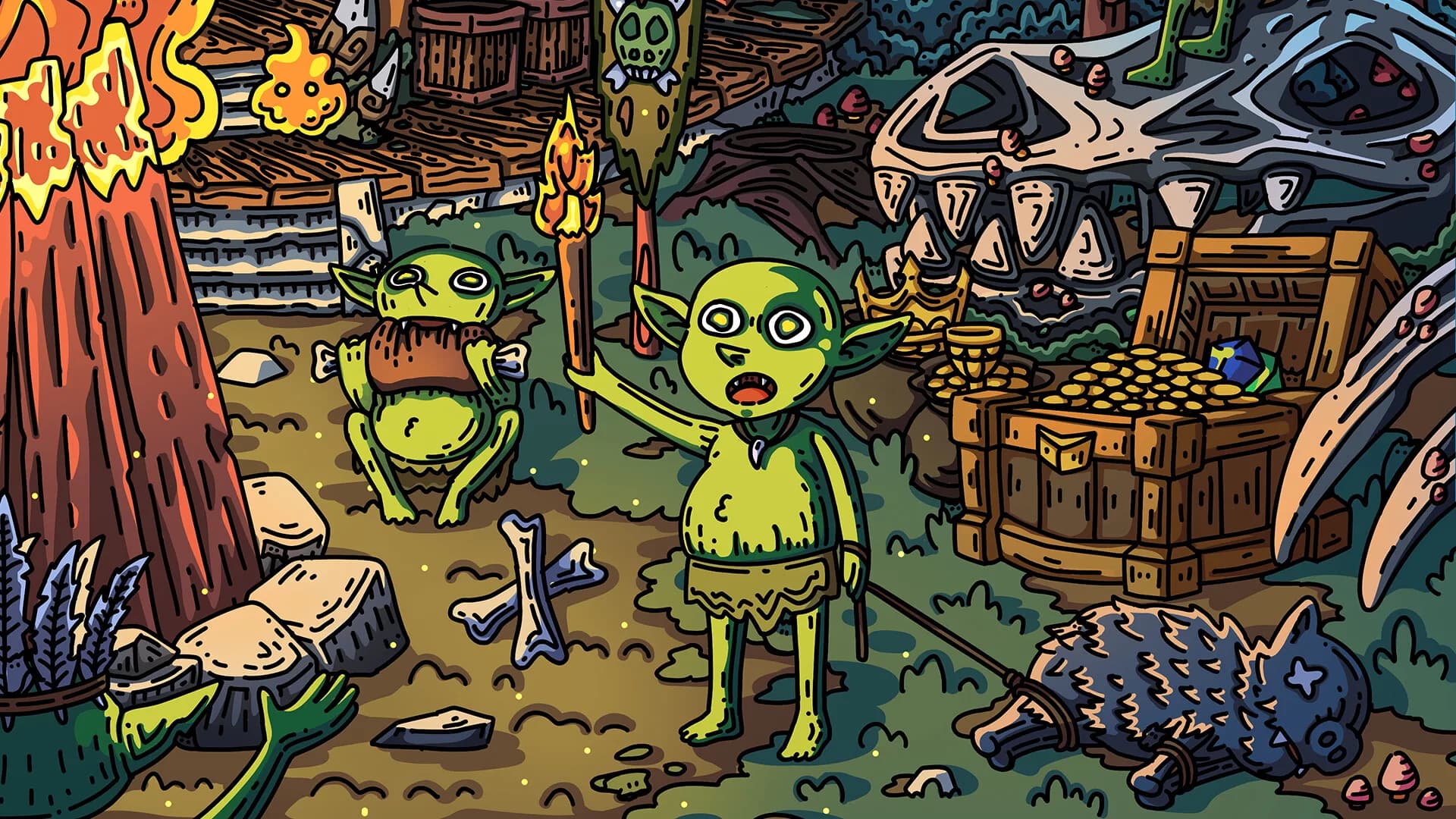 100 Goblin Cats görsel 3