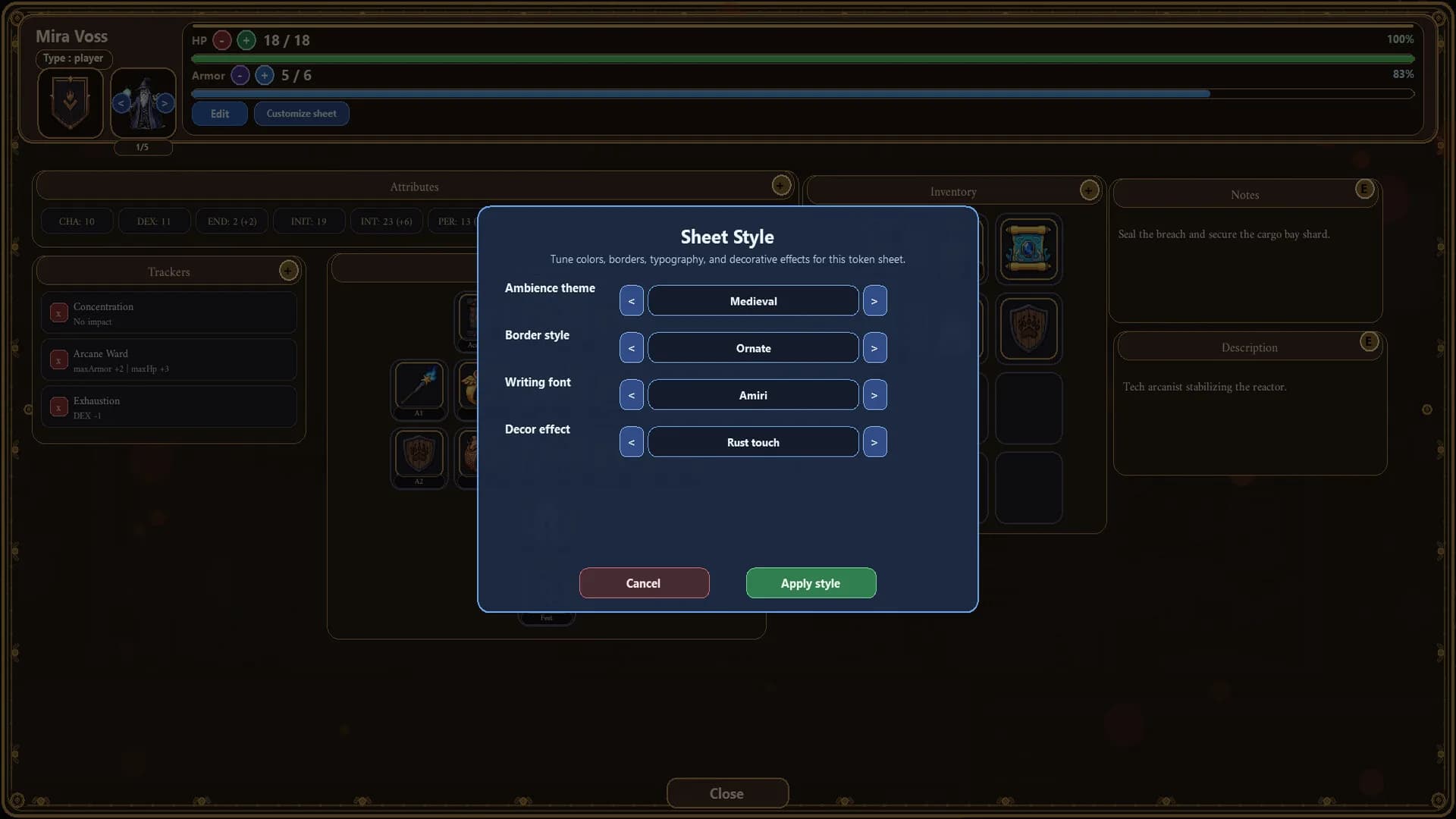 RP2D Virtual Tabletop görsel 5