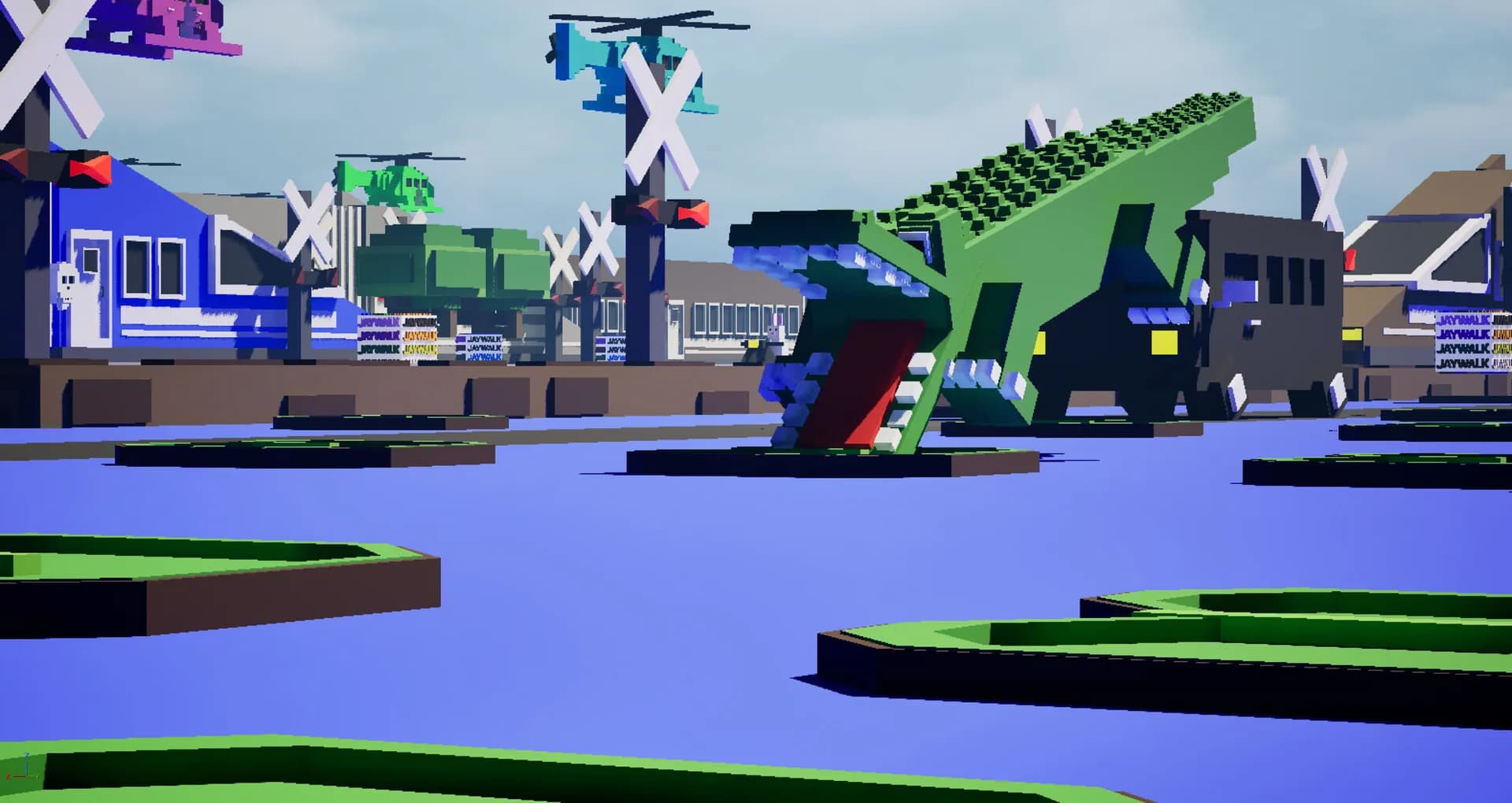 JAYWALK: An Endless Arcade Hopper Game görsel 3