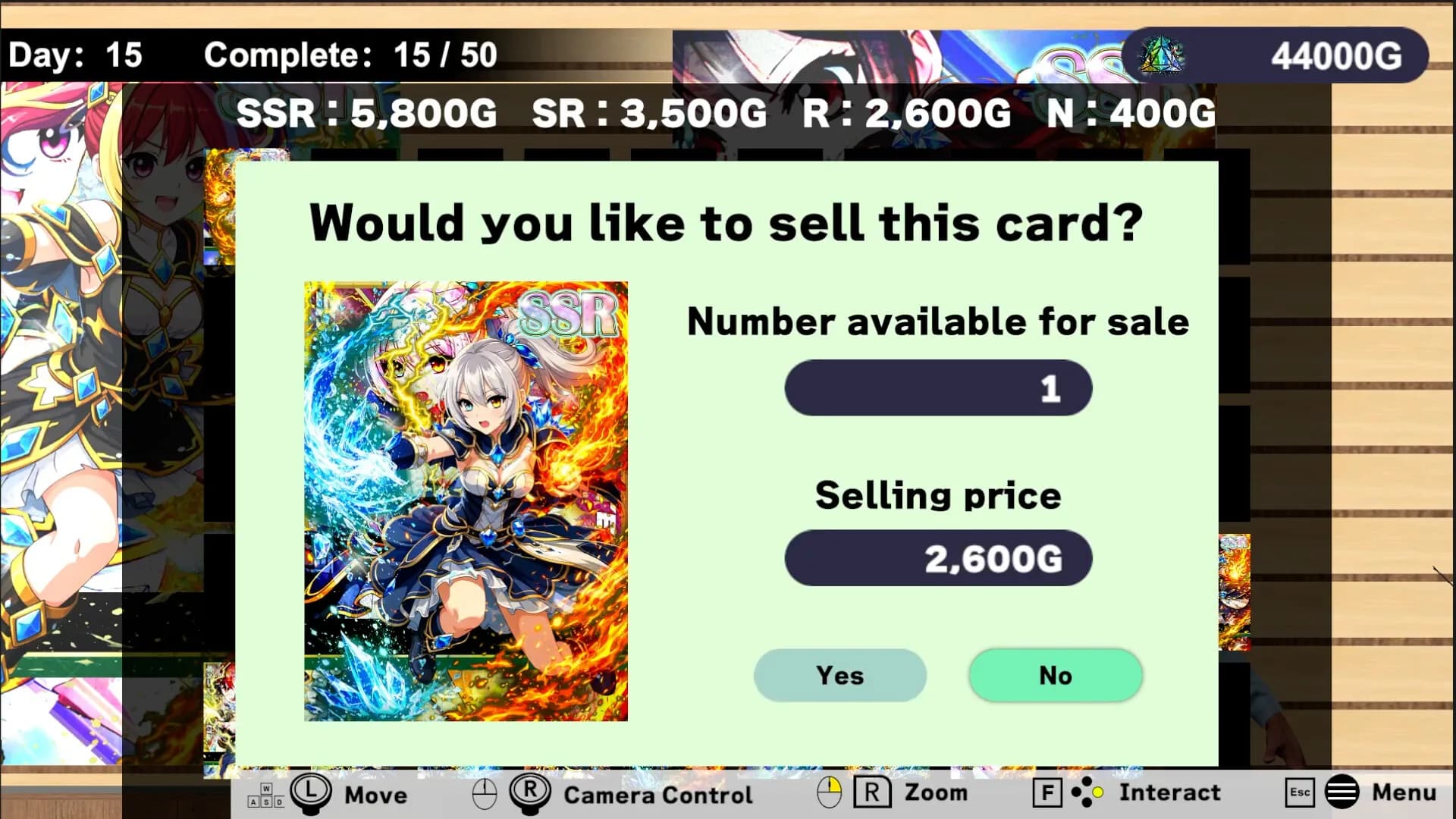 Isekai Mage Girl Gacha Pull Simulator: Elemental Card Collection görsel 2