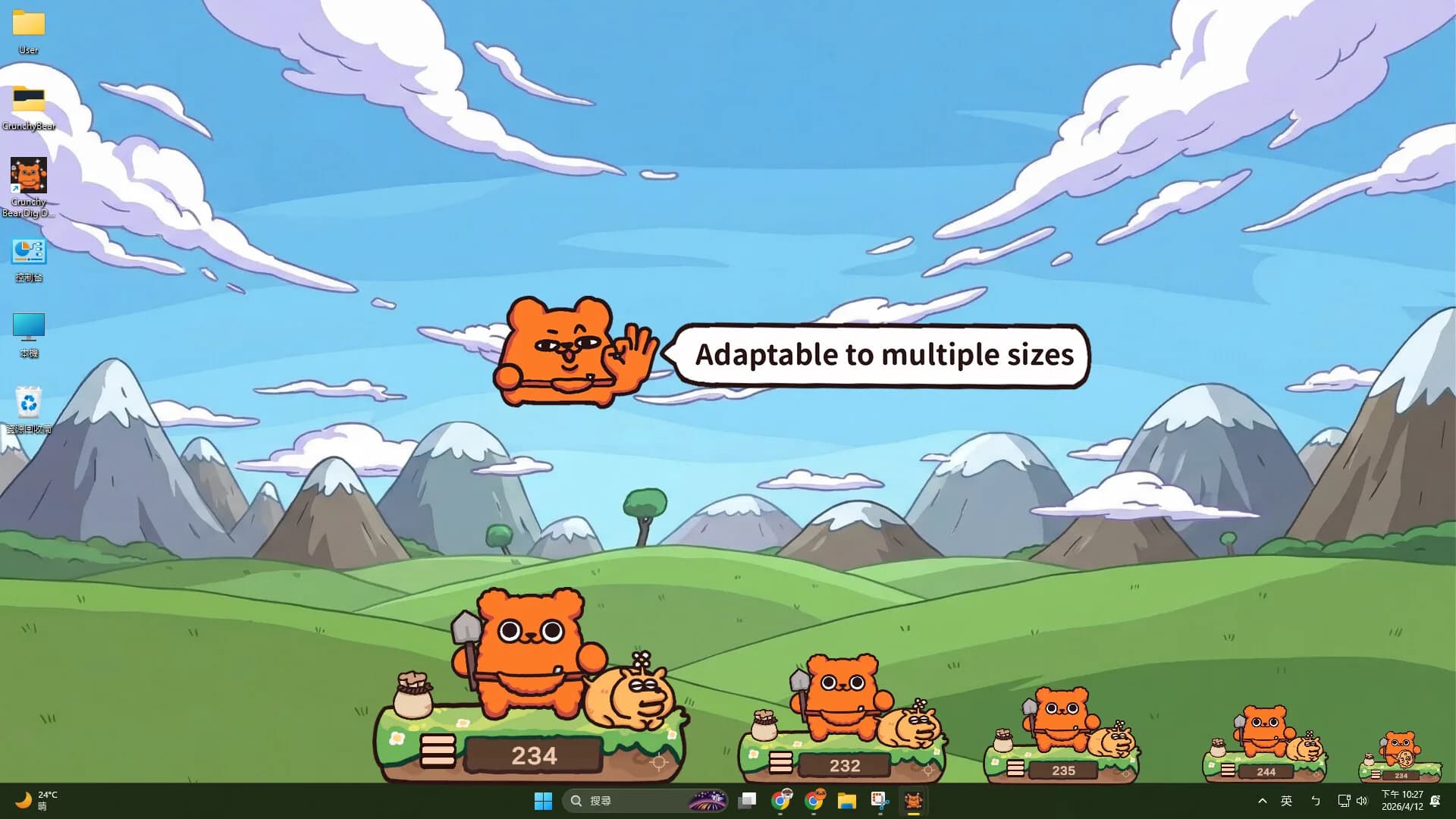 Crunchy Bear: Dig Dig Pals görsel 2