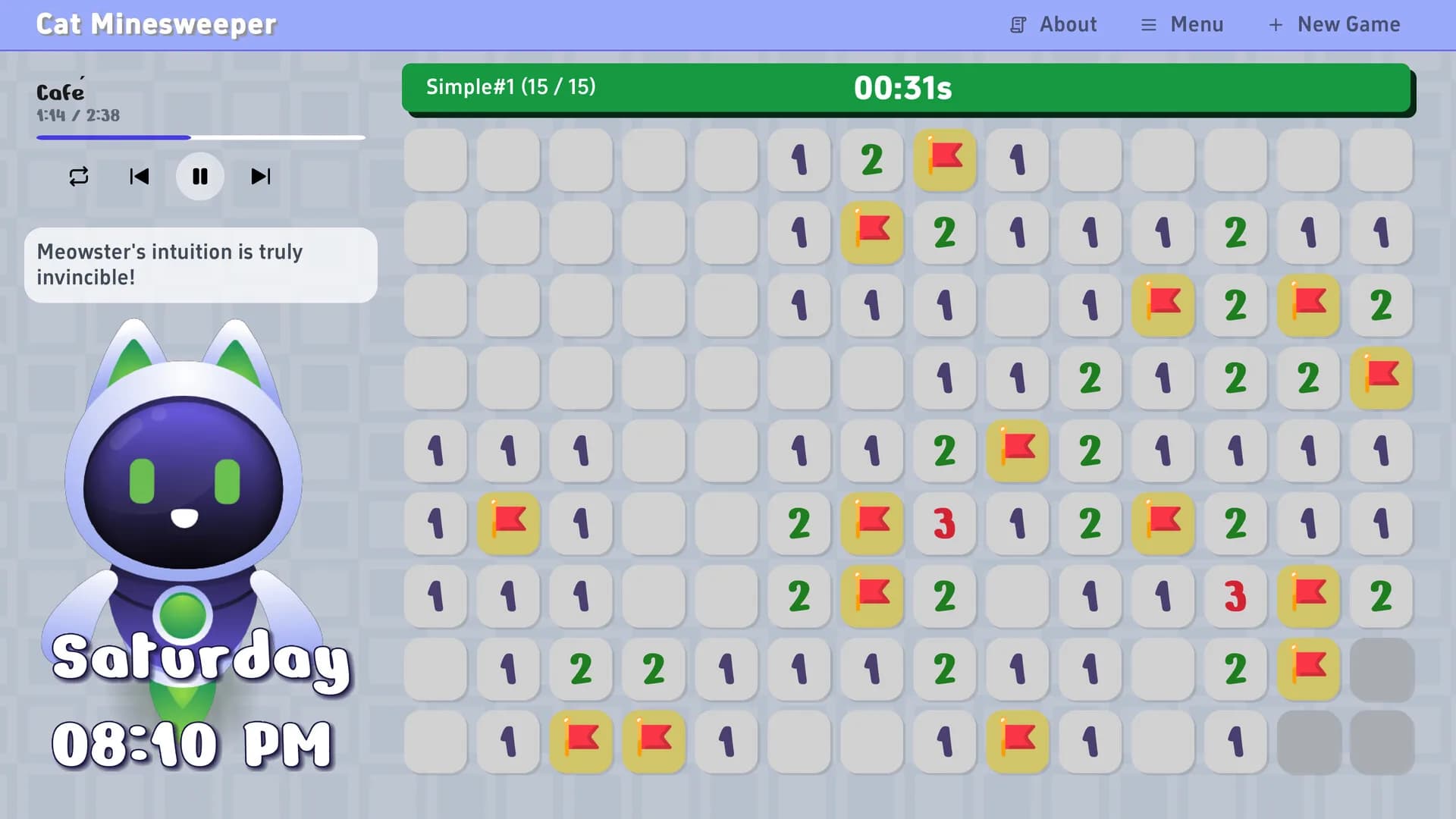 Cat Minesweeper görsel 2