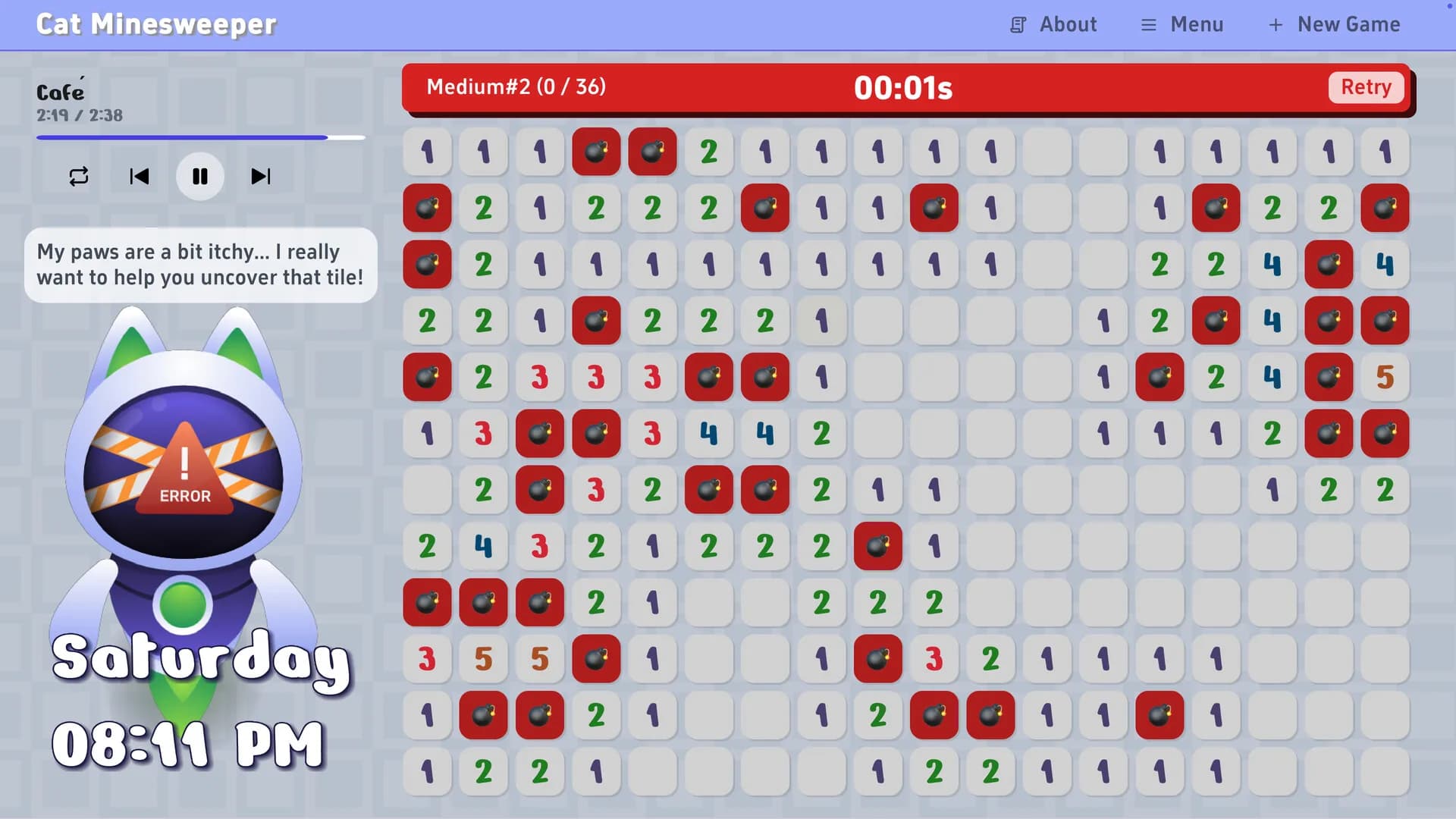 Cat Minesweeper görsel 5