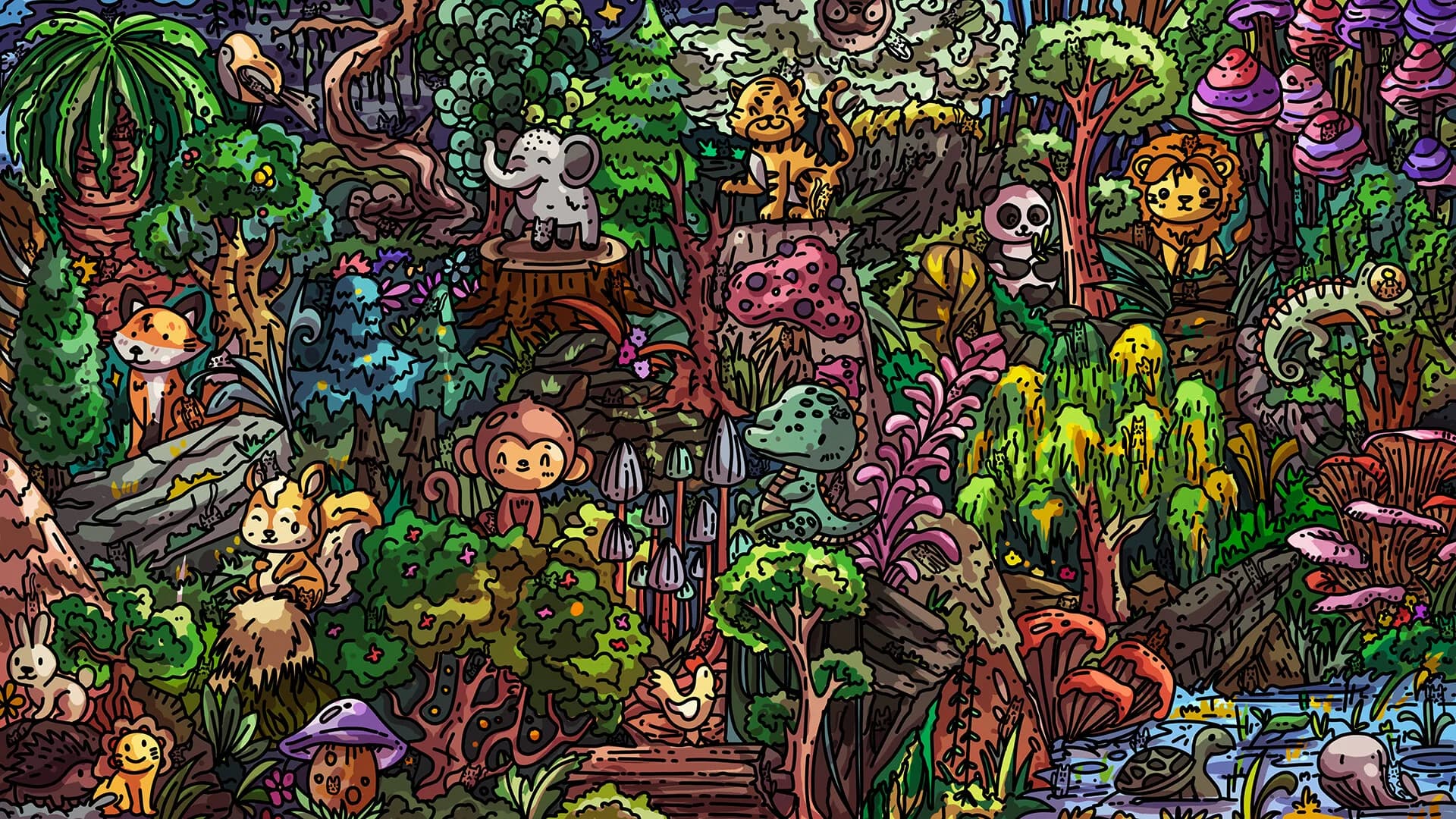 100 Nature Cats görsel 2