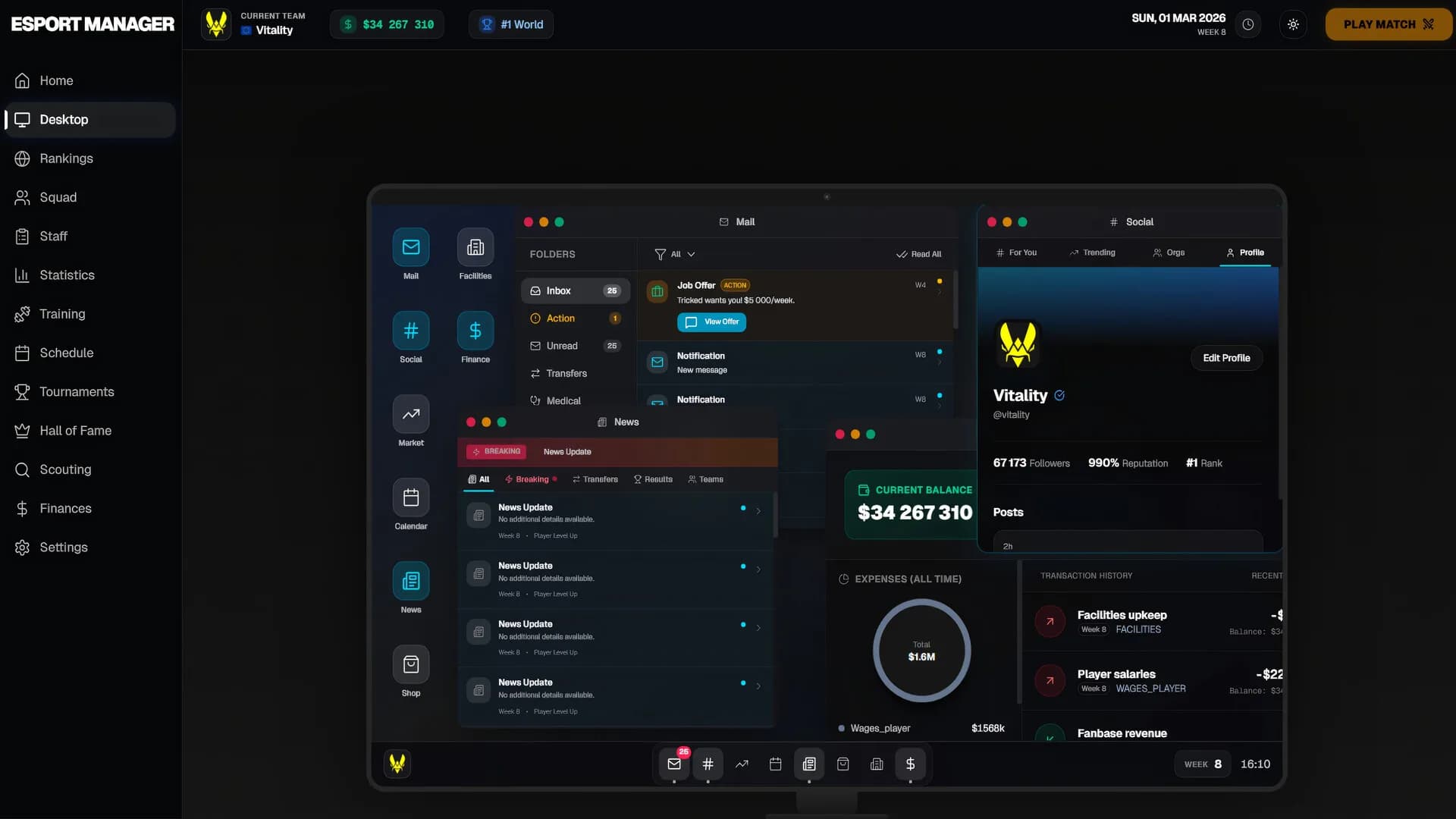 Esports Manager: FPS görsel 5