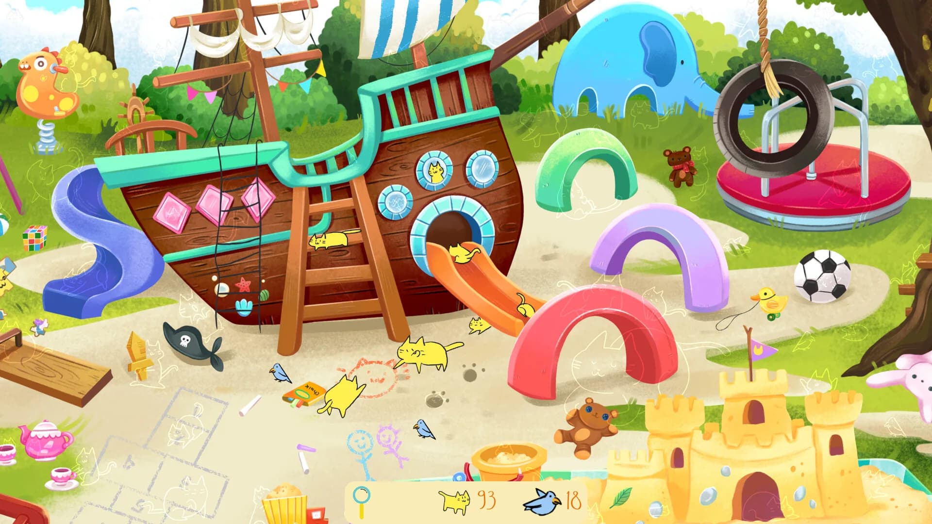 Storytime Cats - A Day At The Park görsel 5