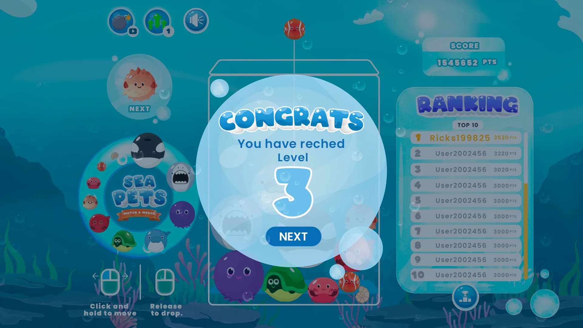 Sea Pets: Match & Merge görsel 3