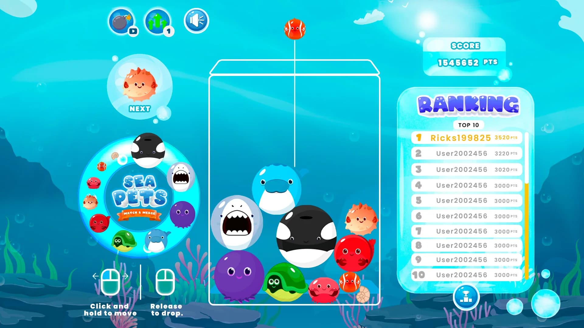 Sea Pets: Match & Merge görsel 4