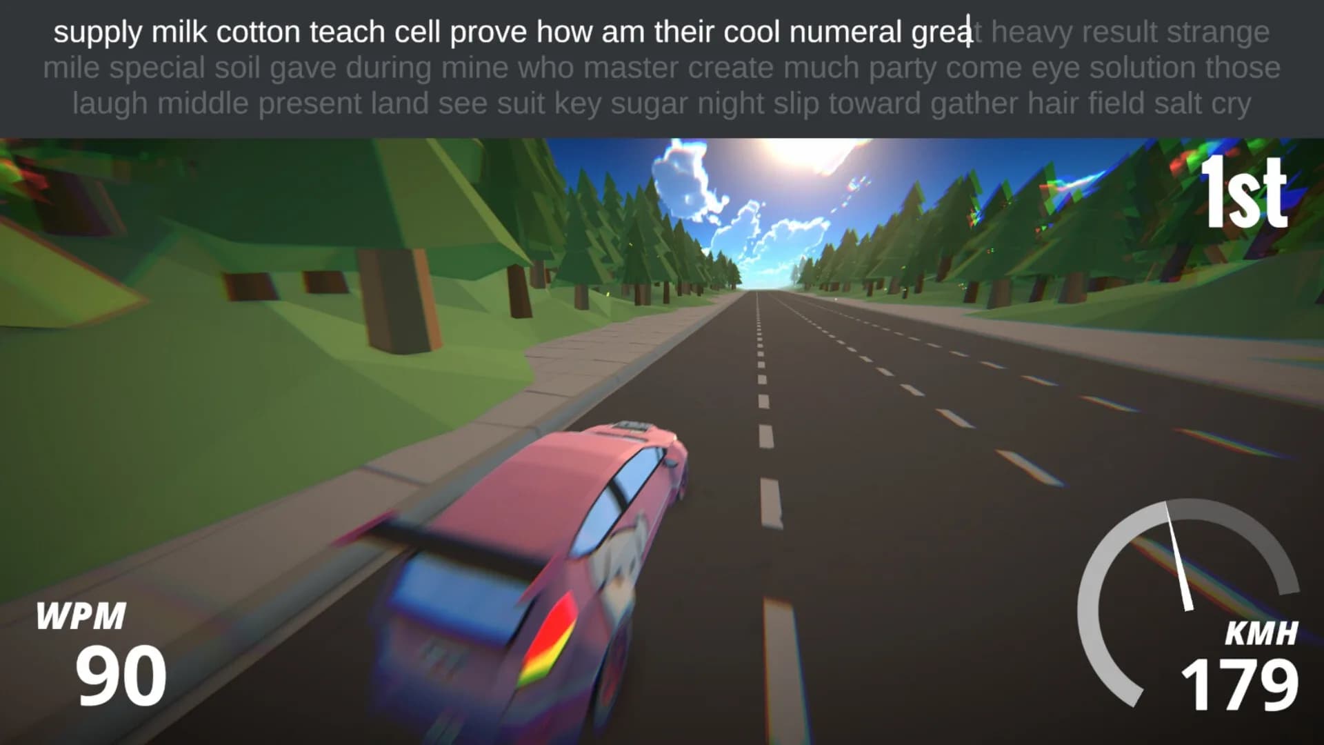Typing Drag Racer görsel 2
