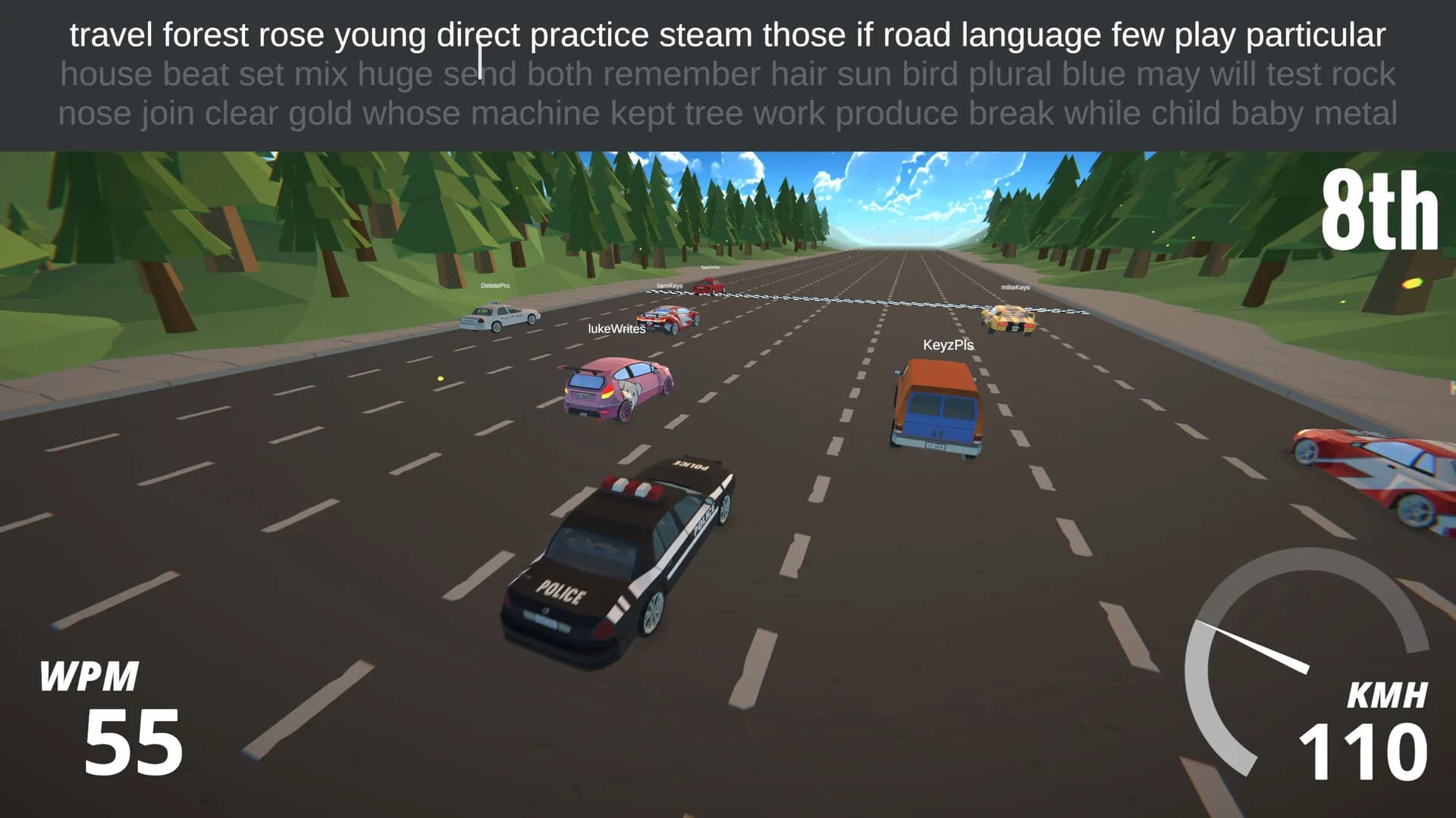 Typing Drag Racer görsel 12