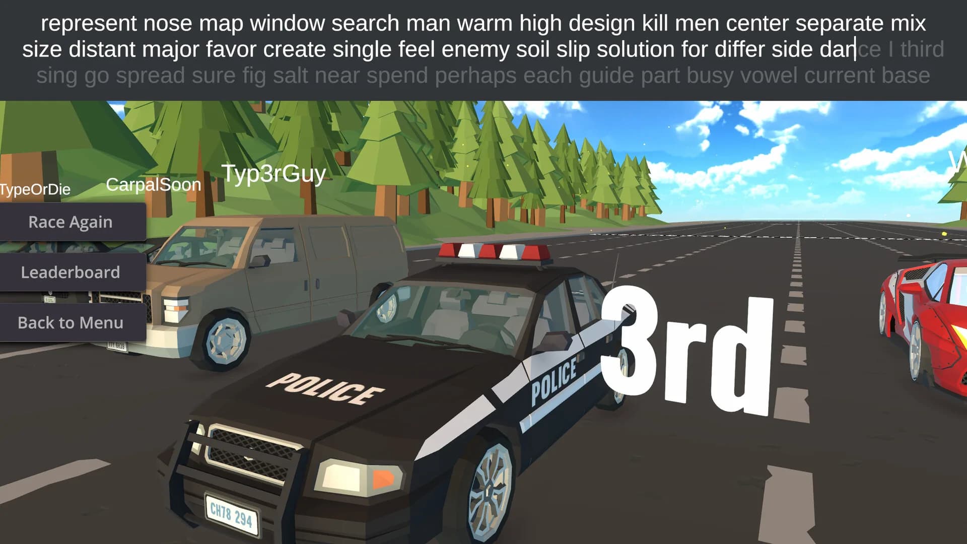 Typing Drag Racer görsel 13