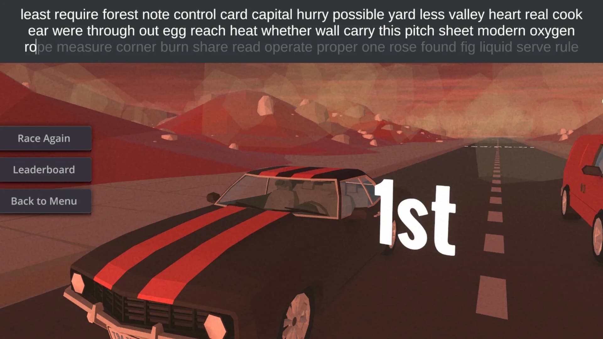 Typing Drag Racer görsel 6