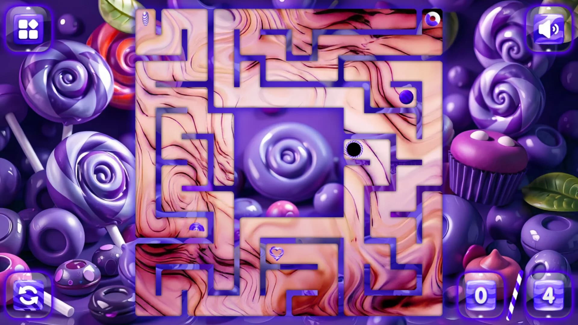 Sweetie Candy Maze: Violet Plum görsel 4