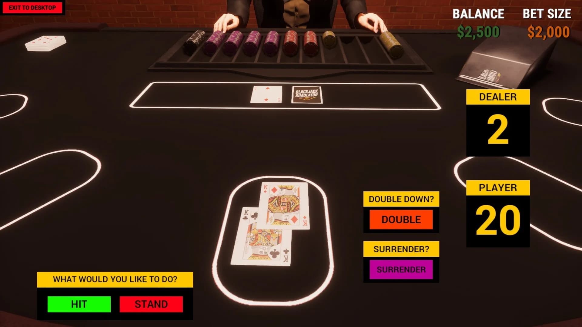 Blackjack Simulator 2026 görsel 2