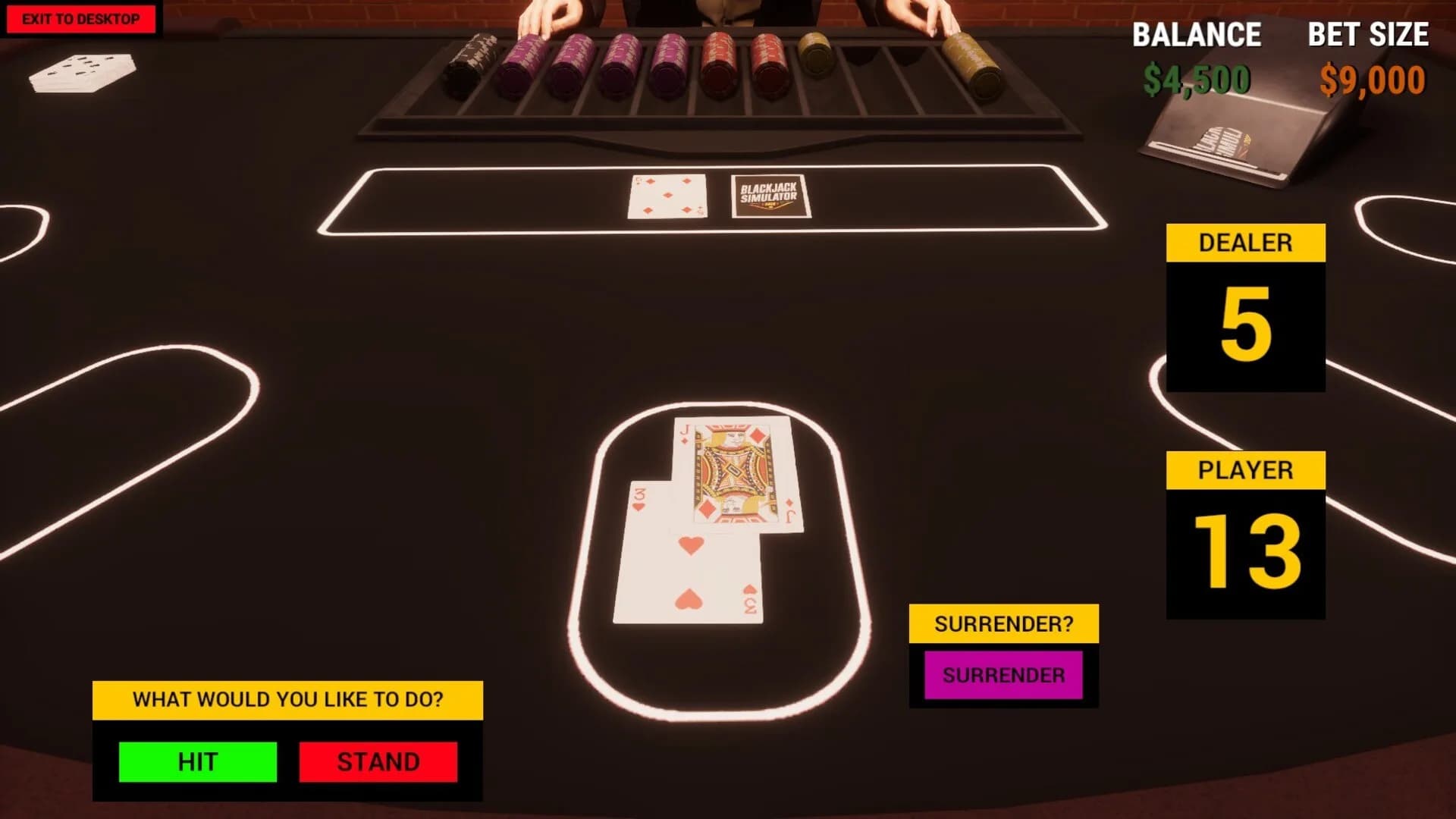 Blackjack Simulator 2026 görsel 3