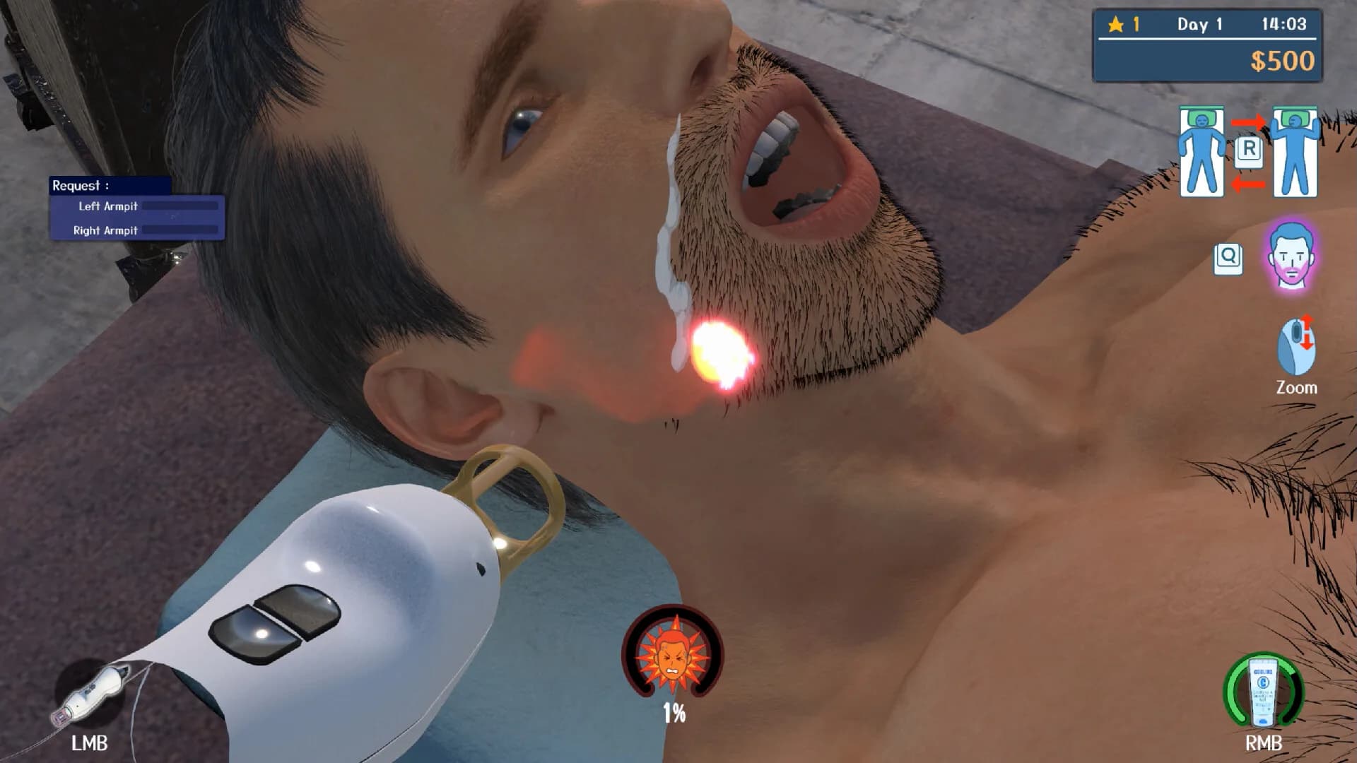 Hair Removal Salon Simulator görsel 2