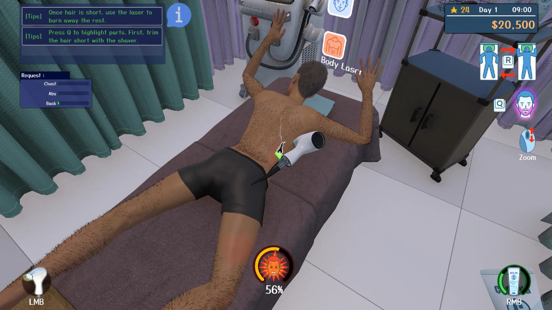 Hair Removal Salon Simulator görsel 4