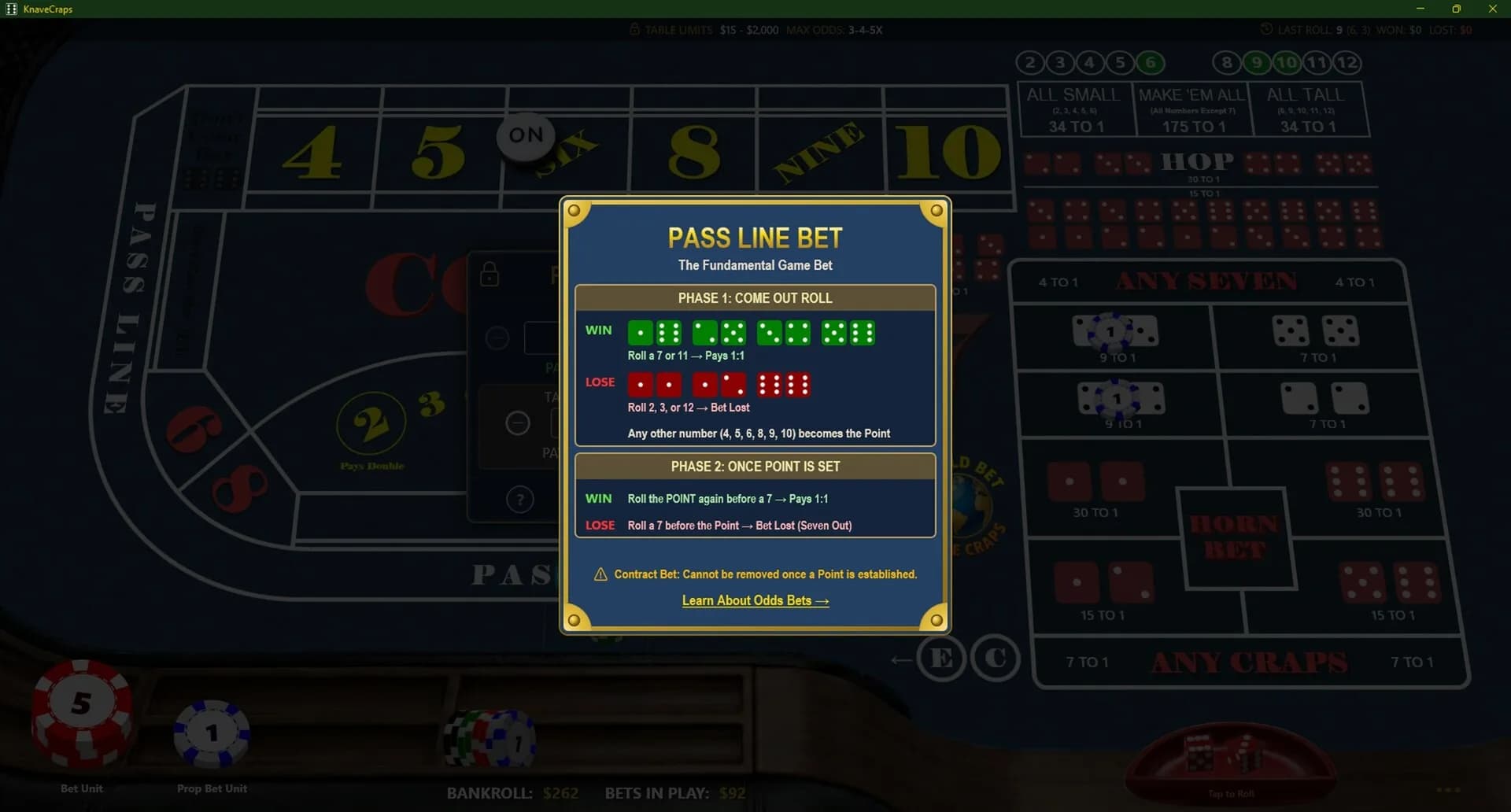 Knave Craps görsel 4