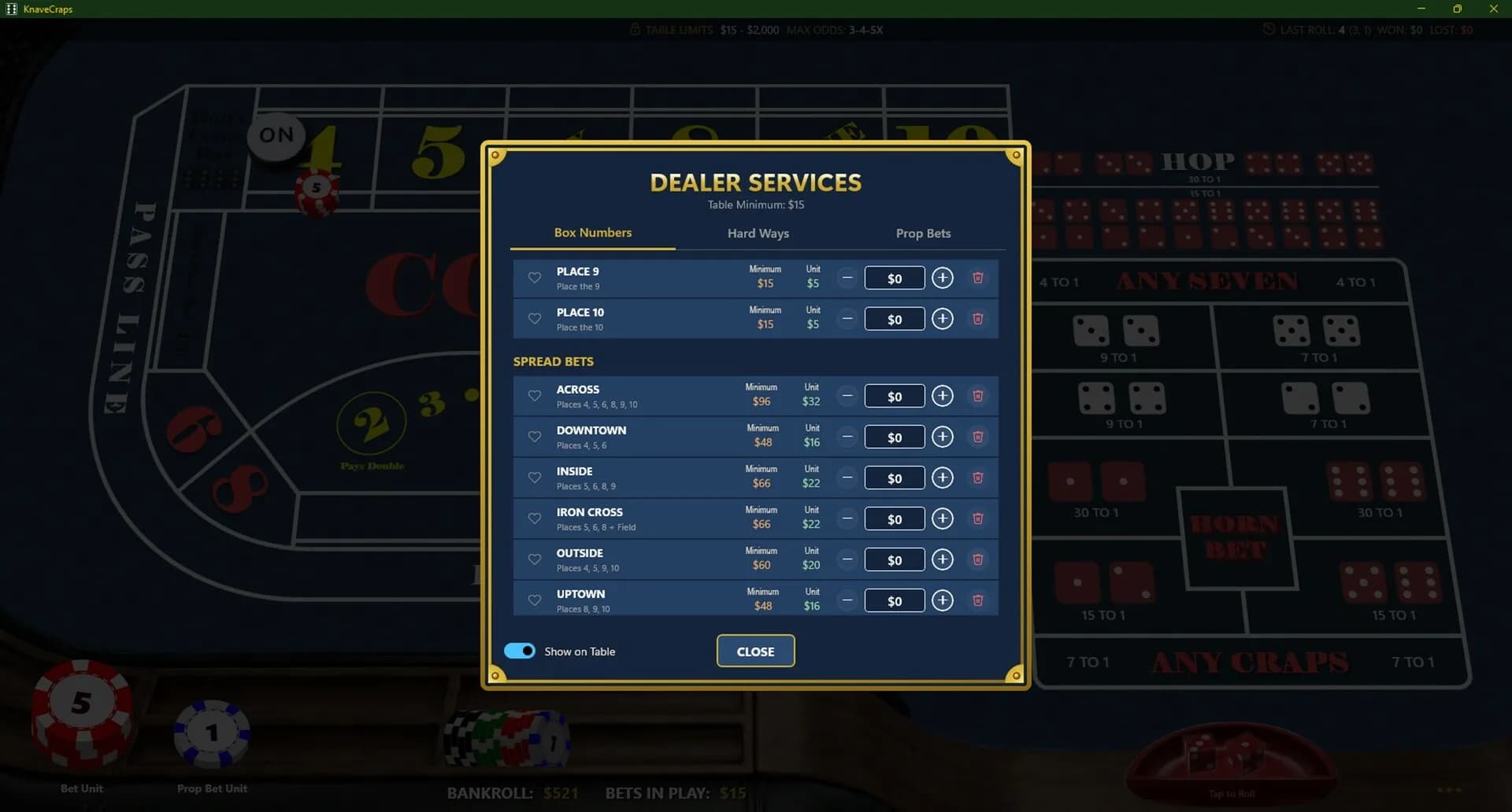 Knave Craps görsel 6
