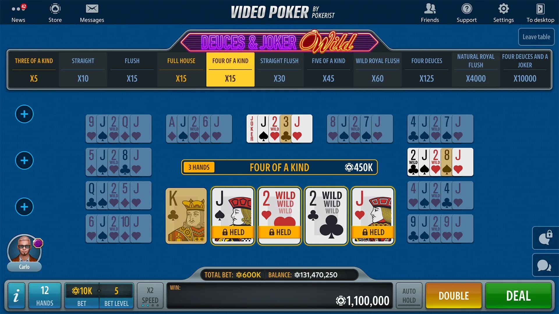 Pokerist'ten Video Poker görsel 5