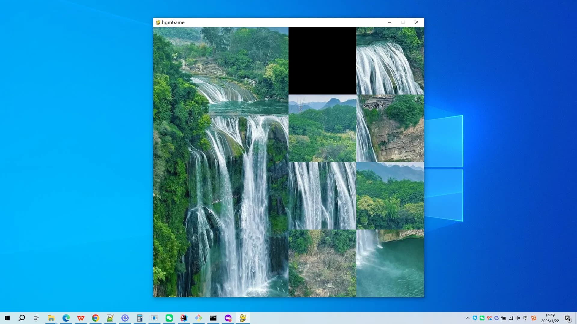 Huangguoshu Waterfall in Guizhou görsel 6
