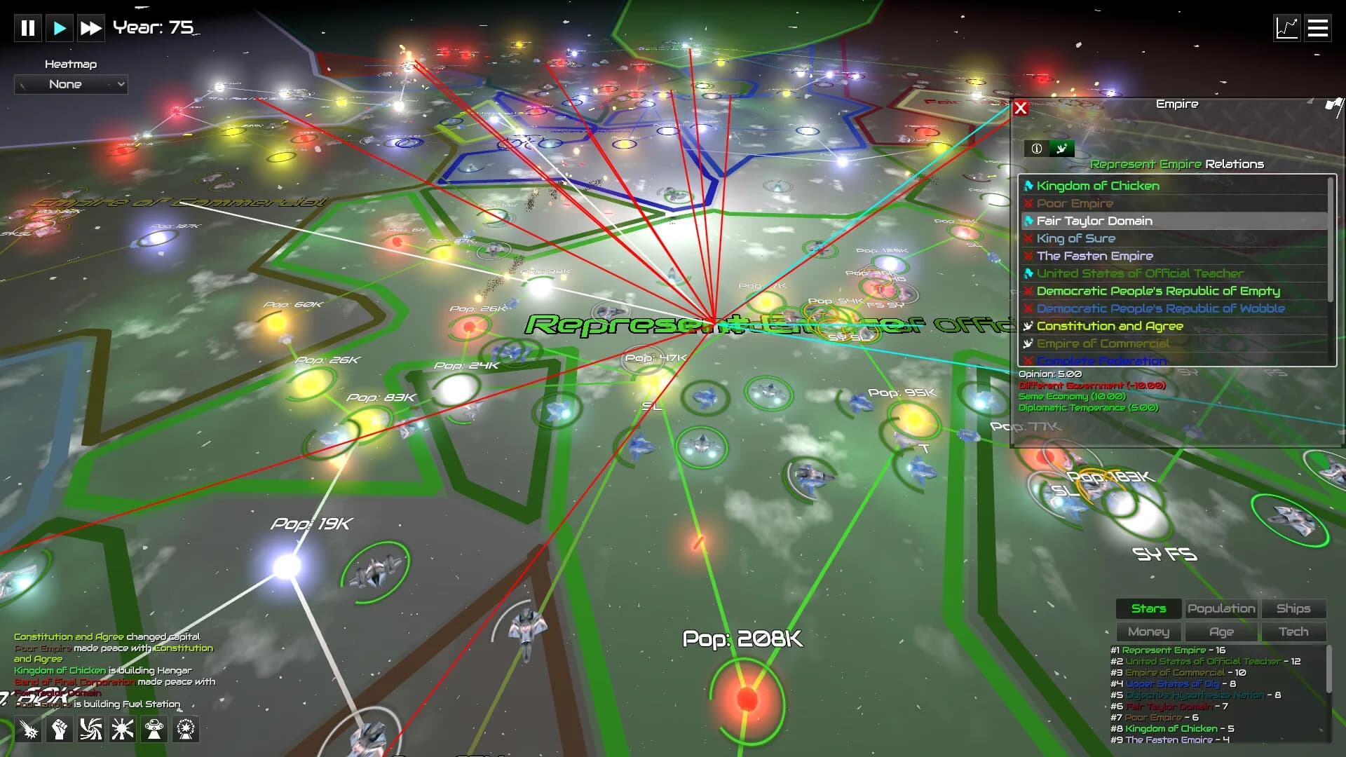GalactiWar - Empire Simulator görsel 14