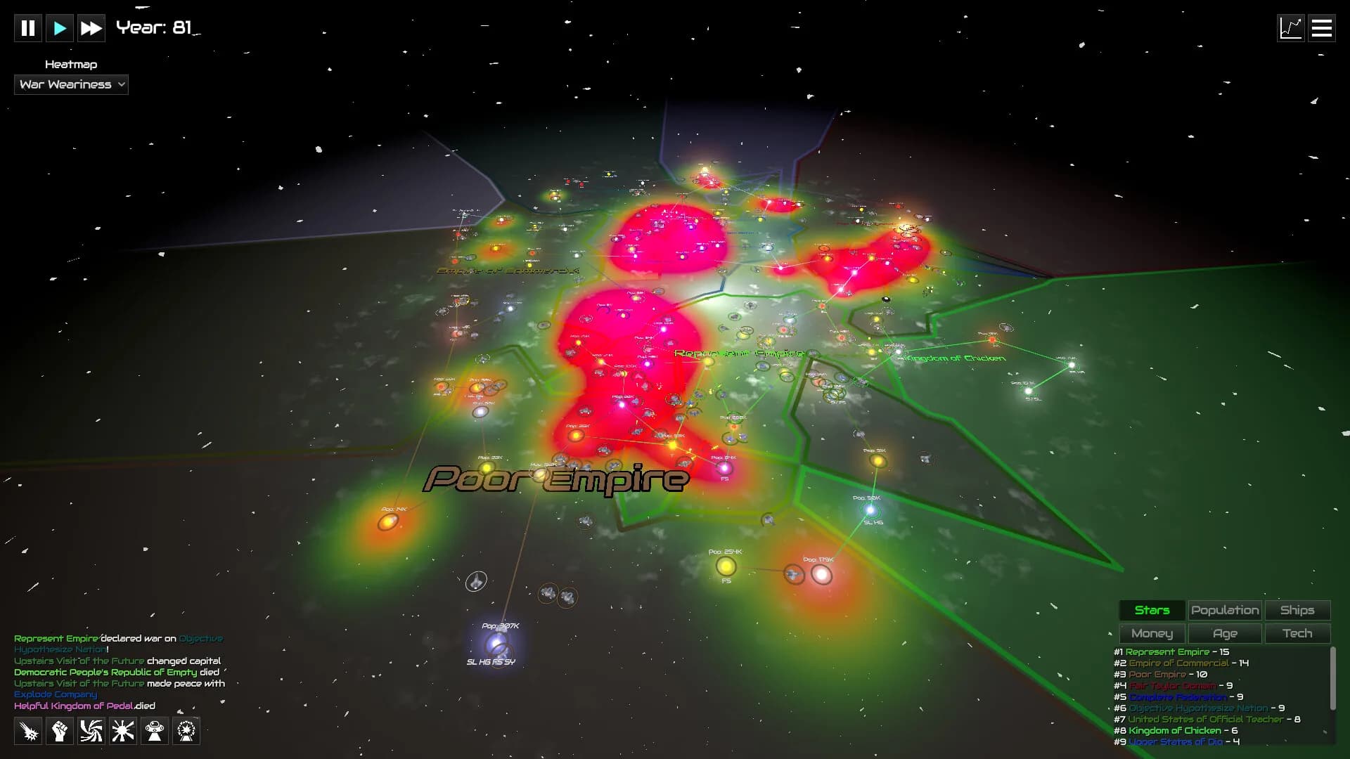 GalactiWar - Empire Simulator görsel 6