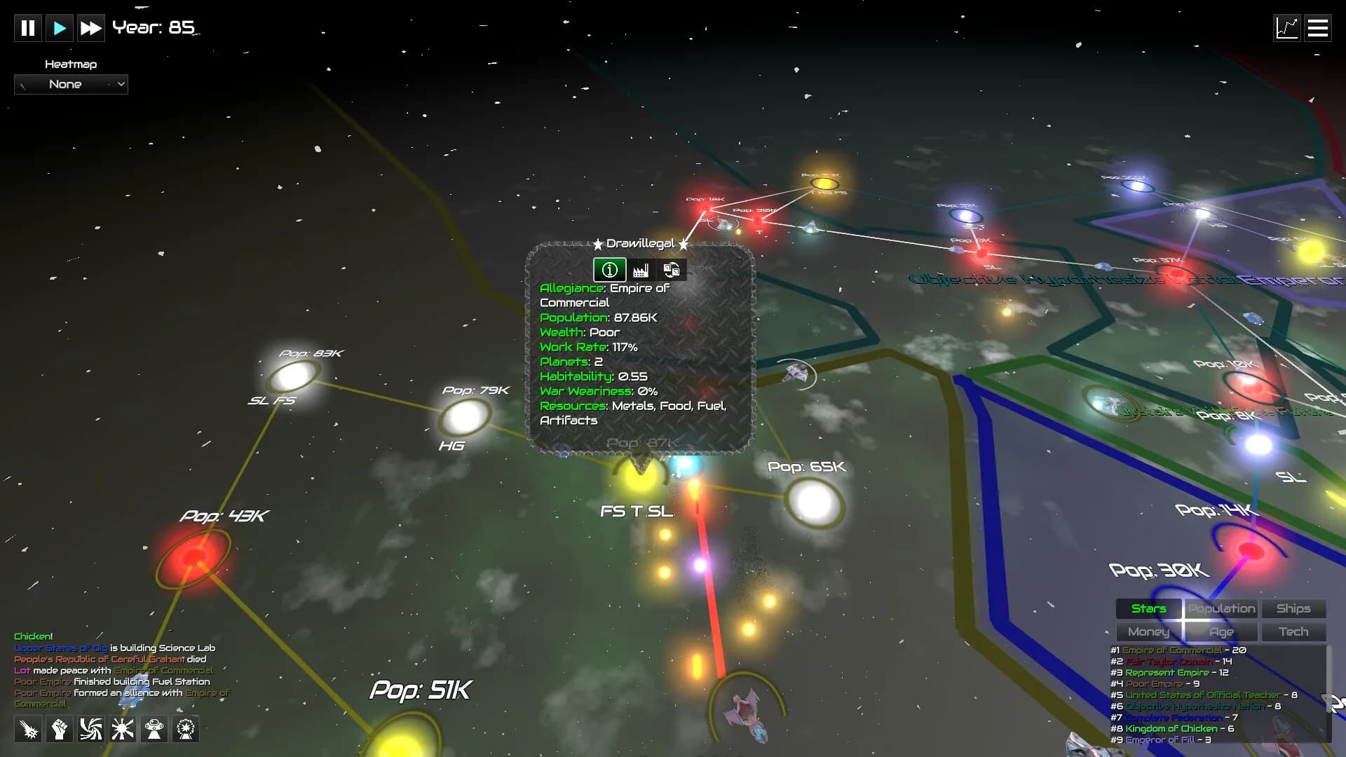 GalactiWar - Empire Simulator görsel 8