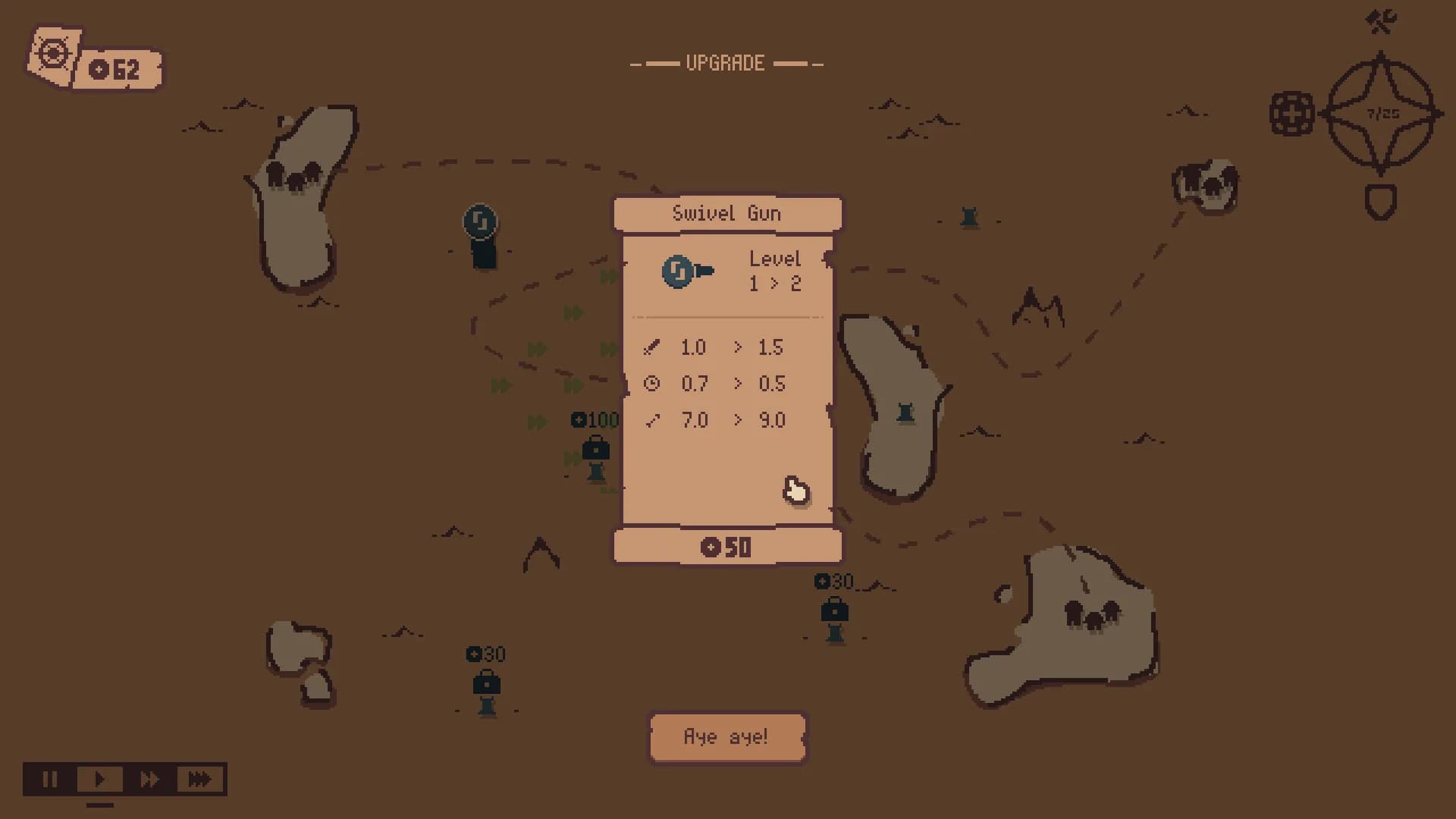 PEW PEW PIRATES - Tower Defense görsel 6