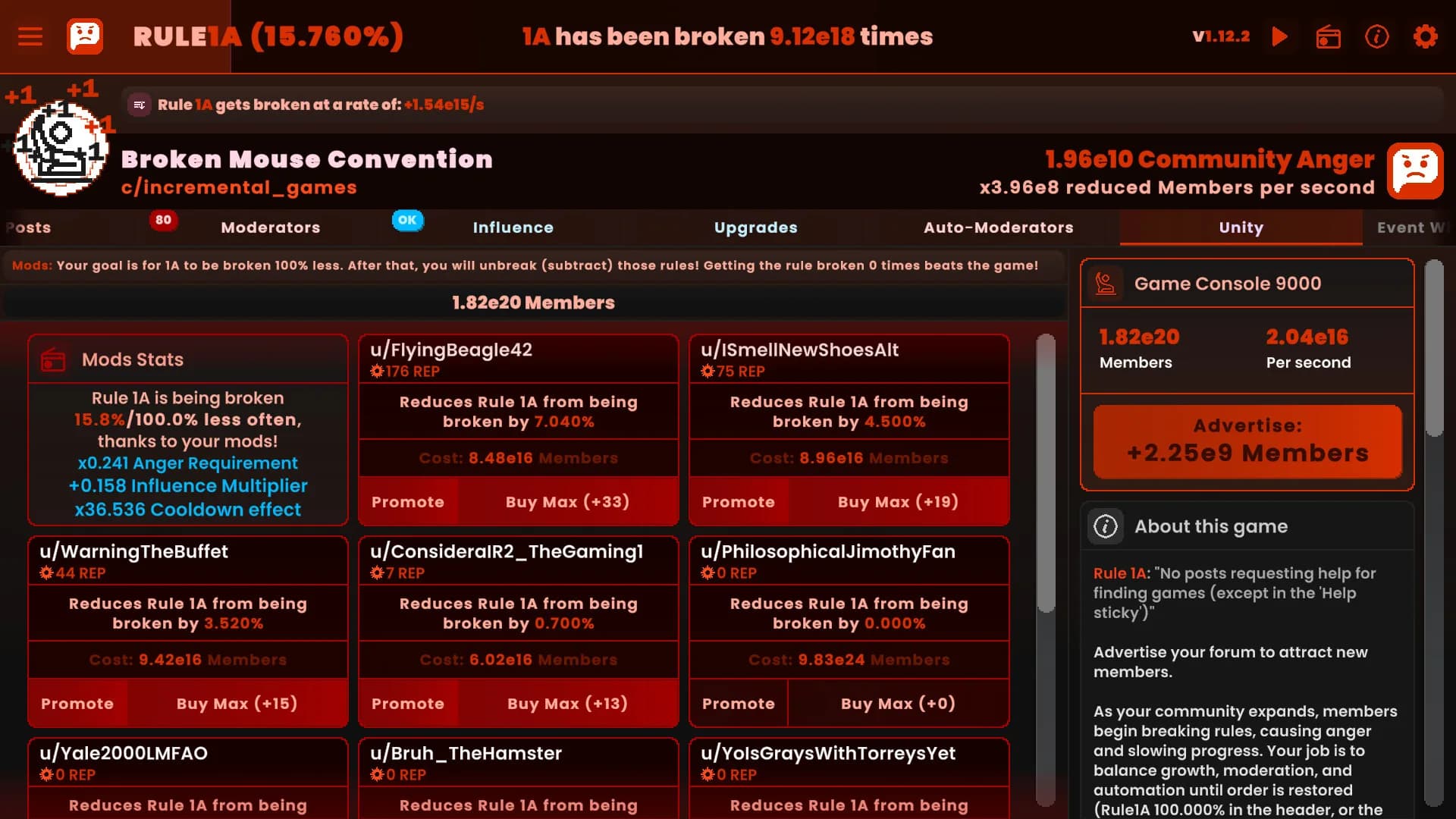 Rule1A Incremental: Idle Forum görsel 4