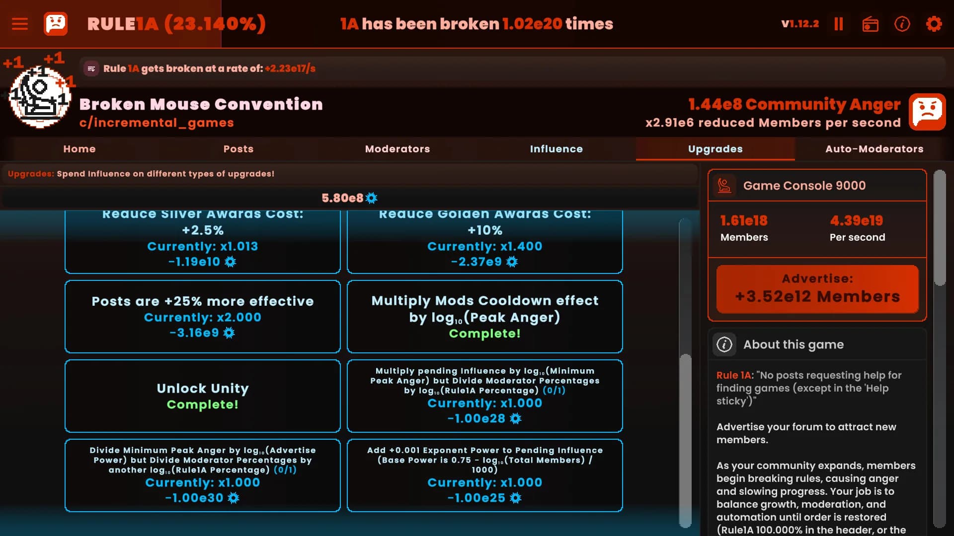 Rule1A Incremental: Idle Forum görsel 9