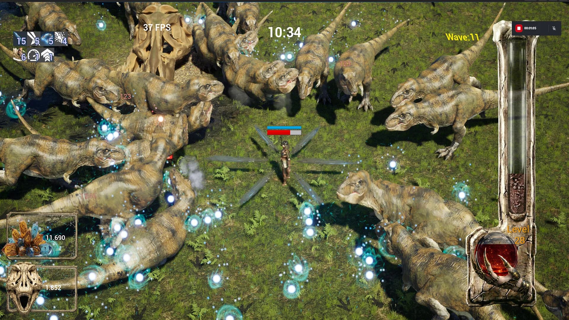 Chrono Vanguard: Primal Survival - Dinosaur görsel 2