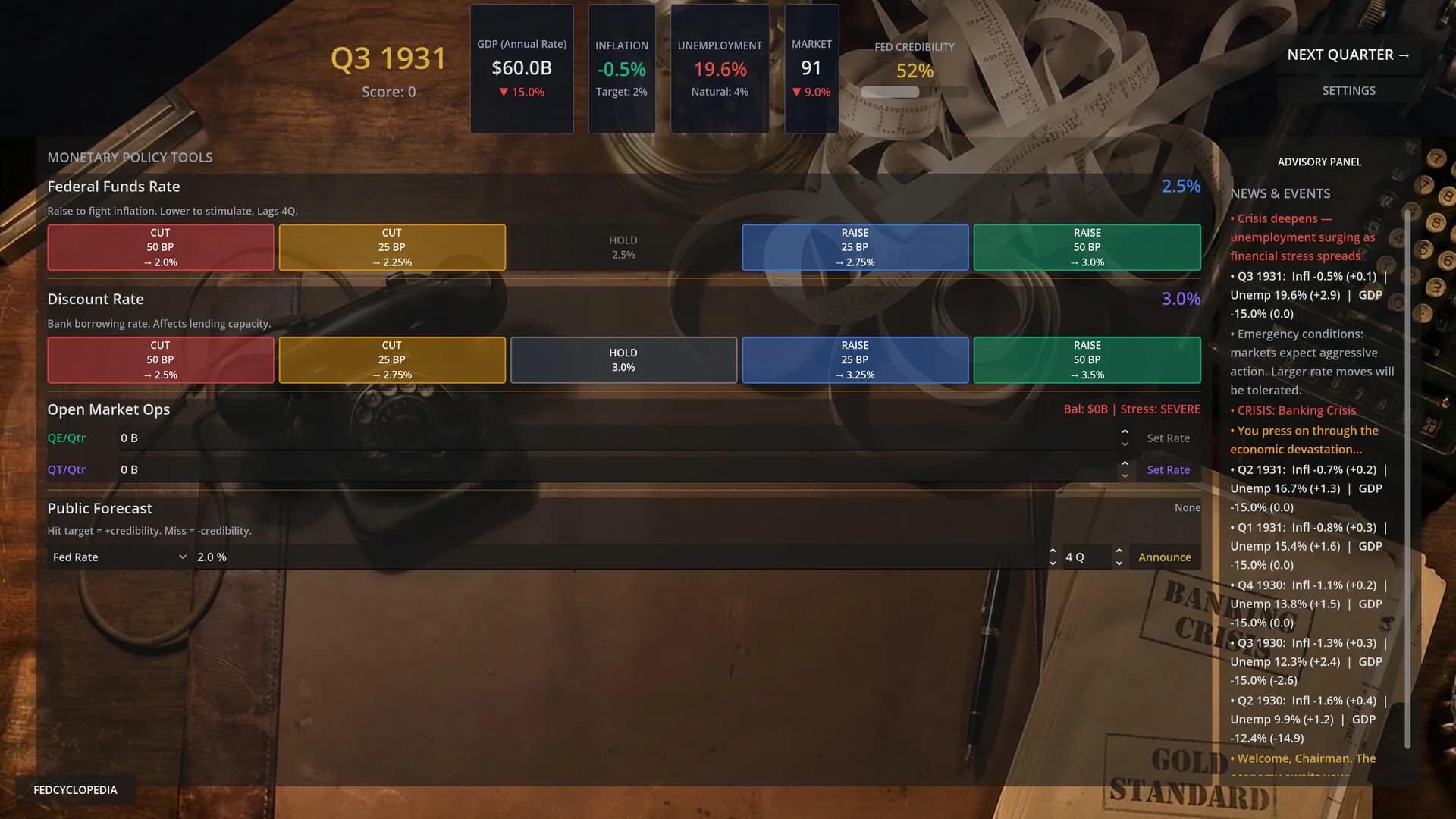 Federal Reserve Simulator görsel 15