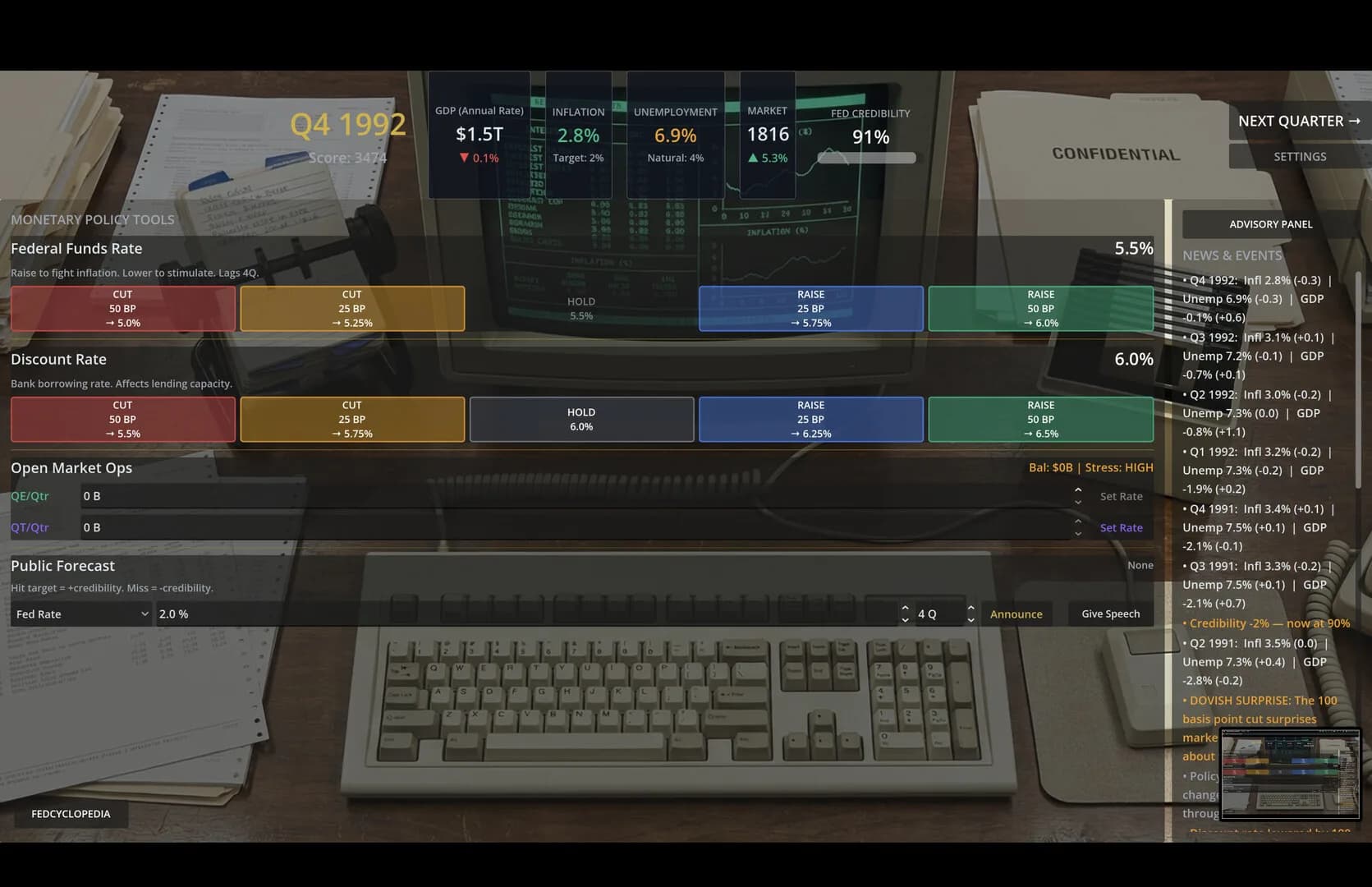 Federal Reserve Simulator görsel 17