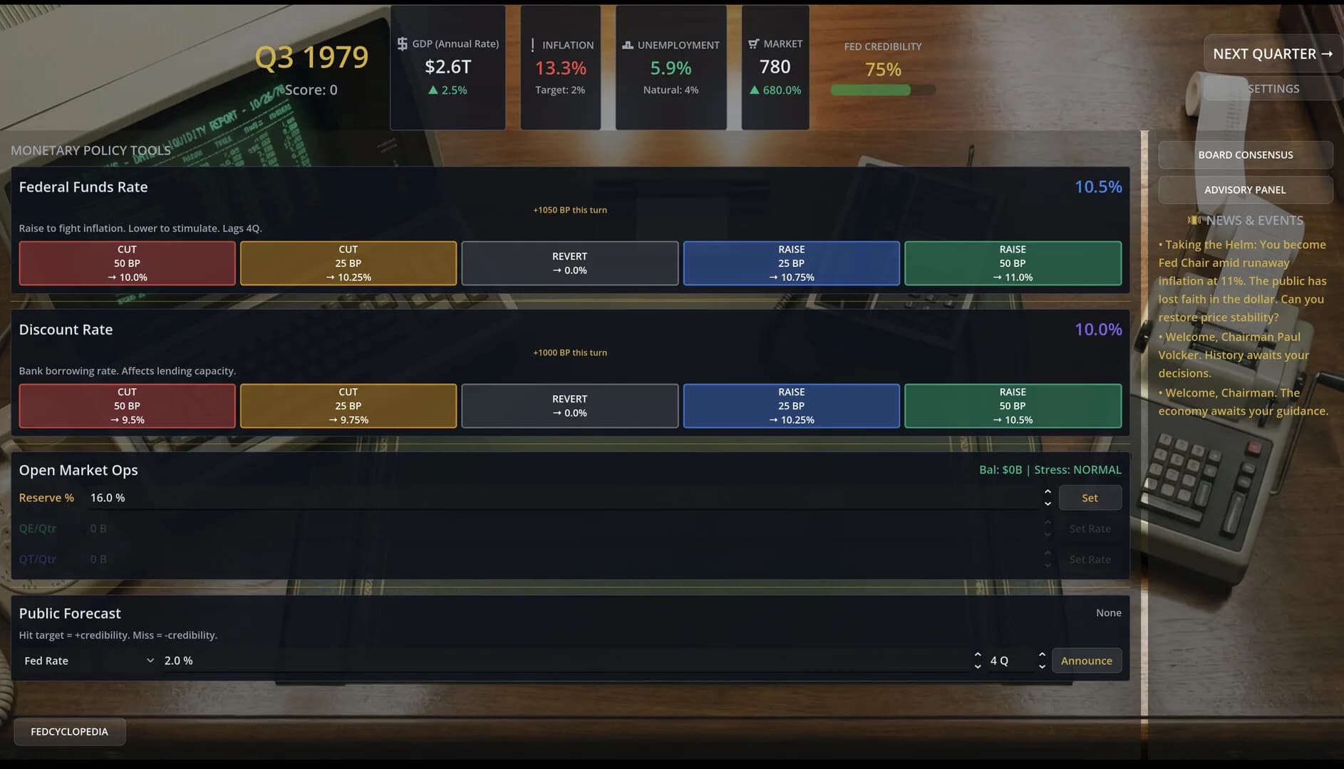 Federal Reserve Simulator görsel 20