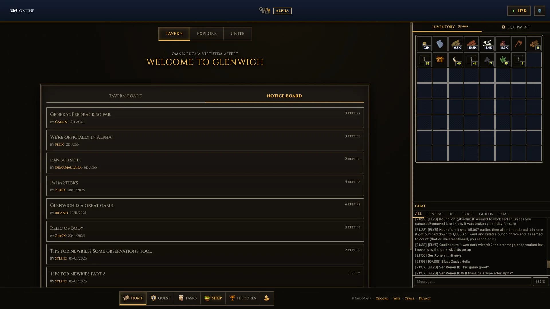 Glenwich Idle MMO görsel 4