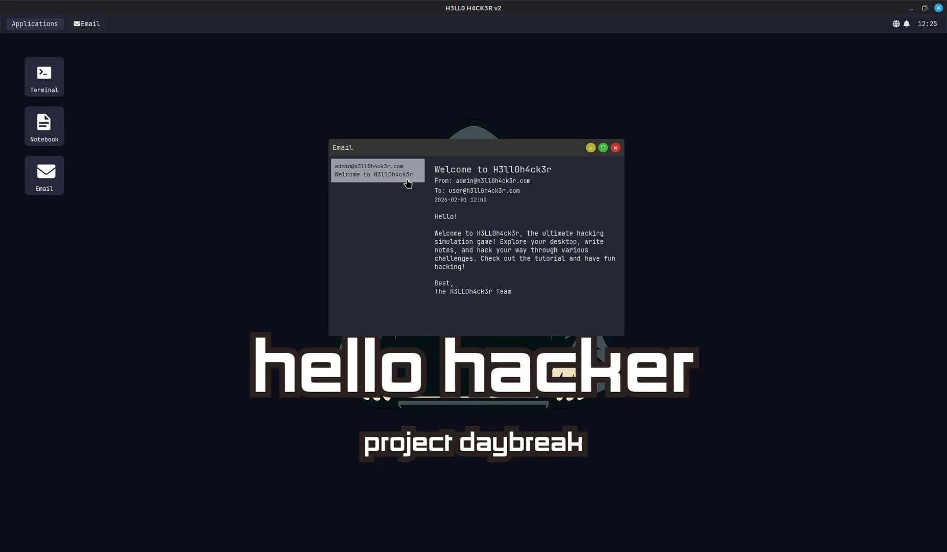 HELLO HACKER - Project Daybreak görsel 6