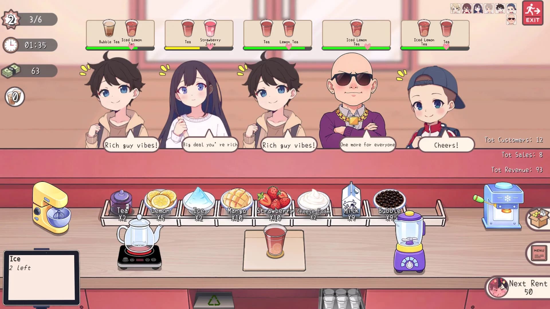 幸运奶茶店 görsel 4