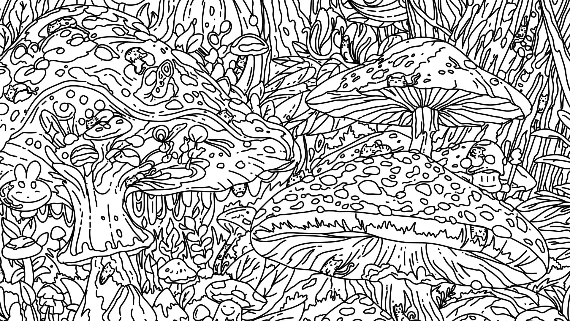 100 Mushroom Cats görsel 9